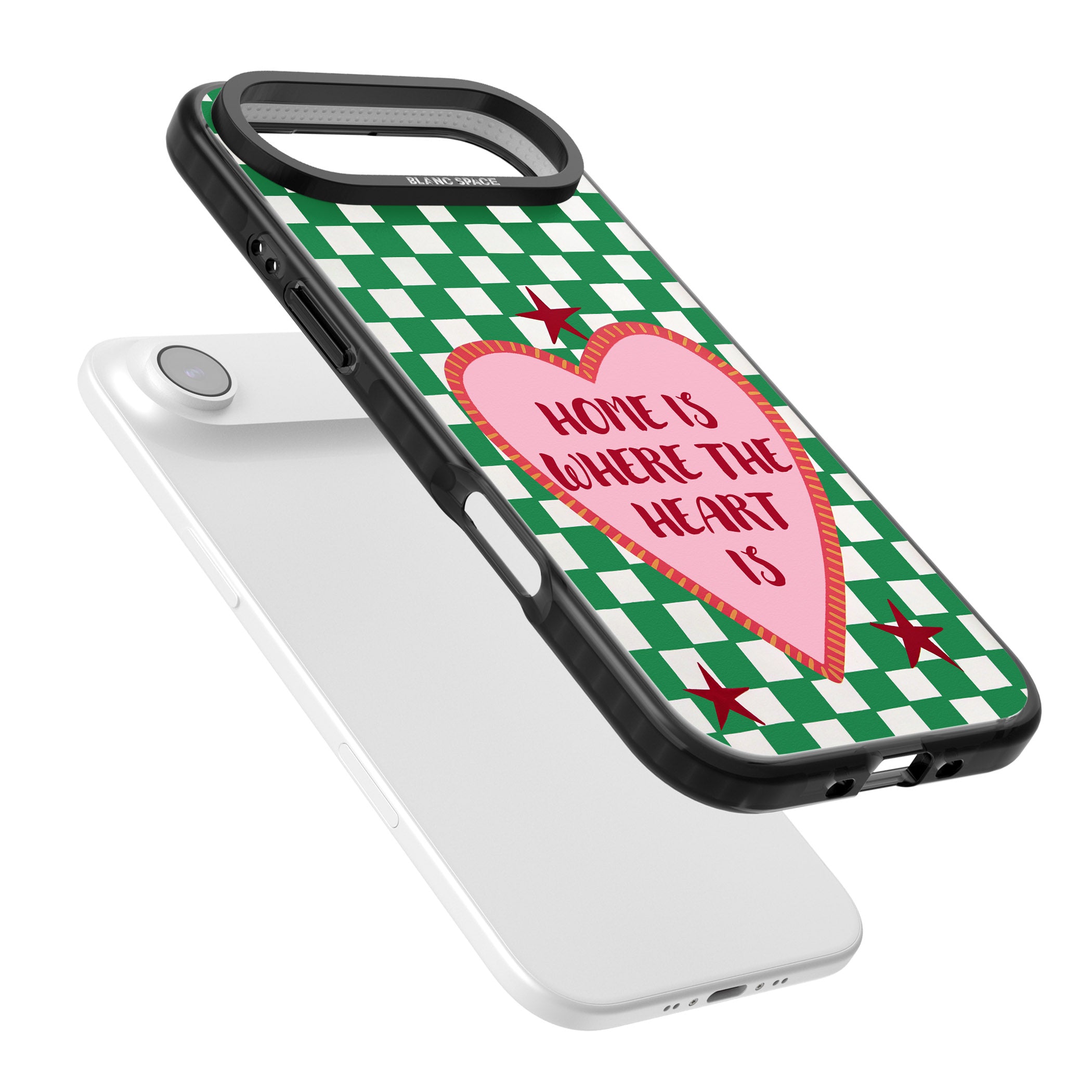 Home Is Where The Heart Is iPhone 17 Air Impact Pro Black Phone Case Colours