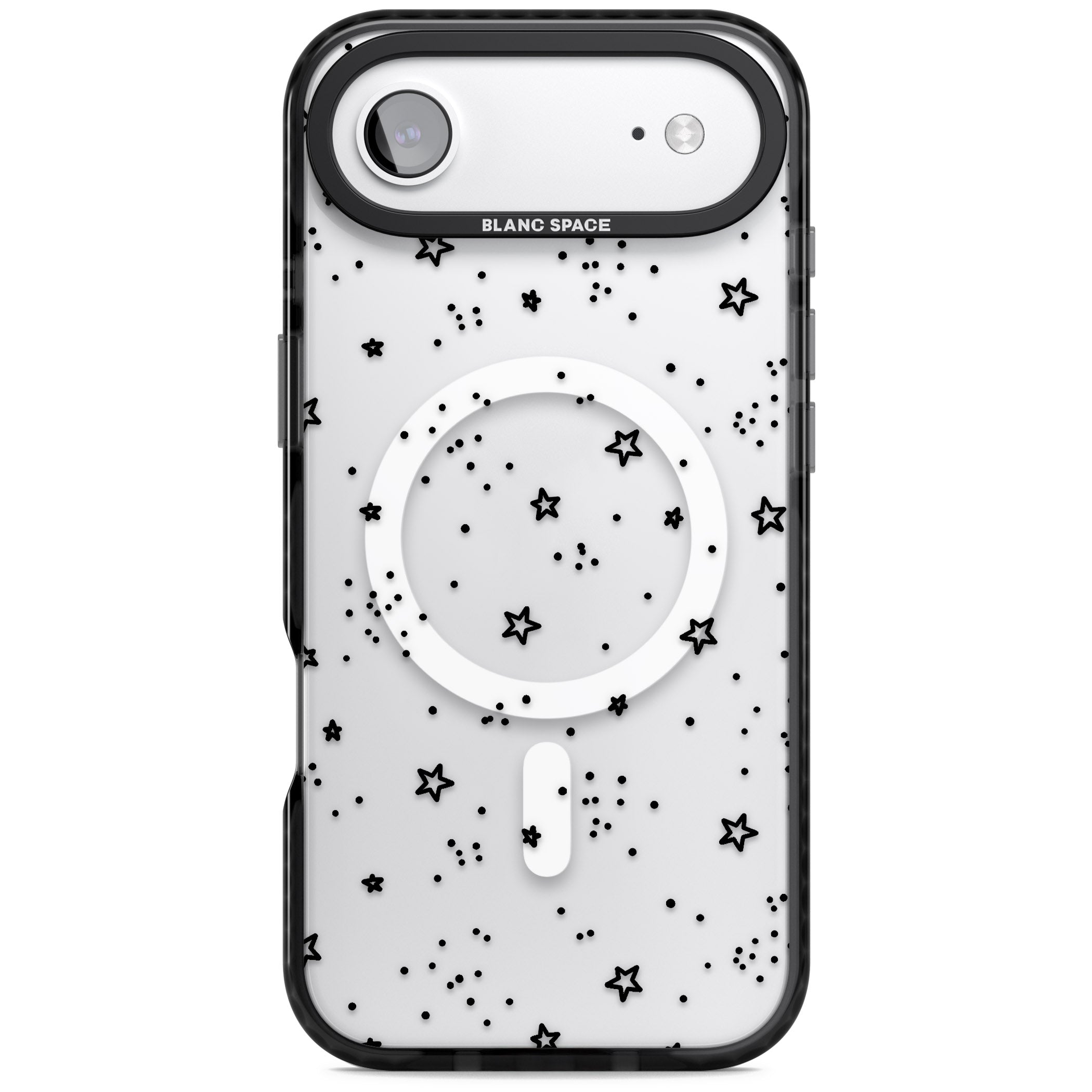 Starry Night Sky iPhone 17 Air Impact Pro Black Phone Case