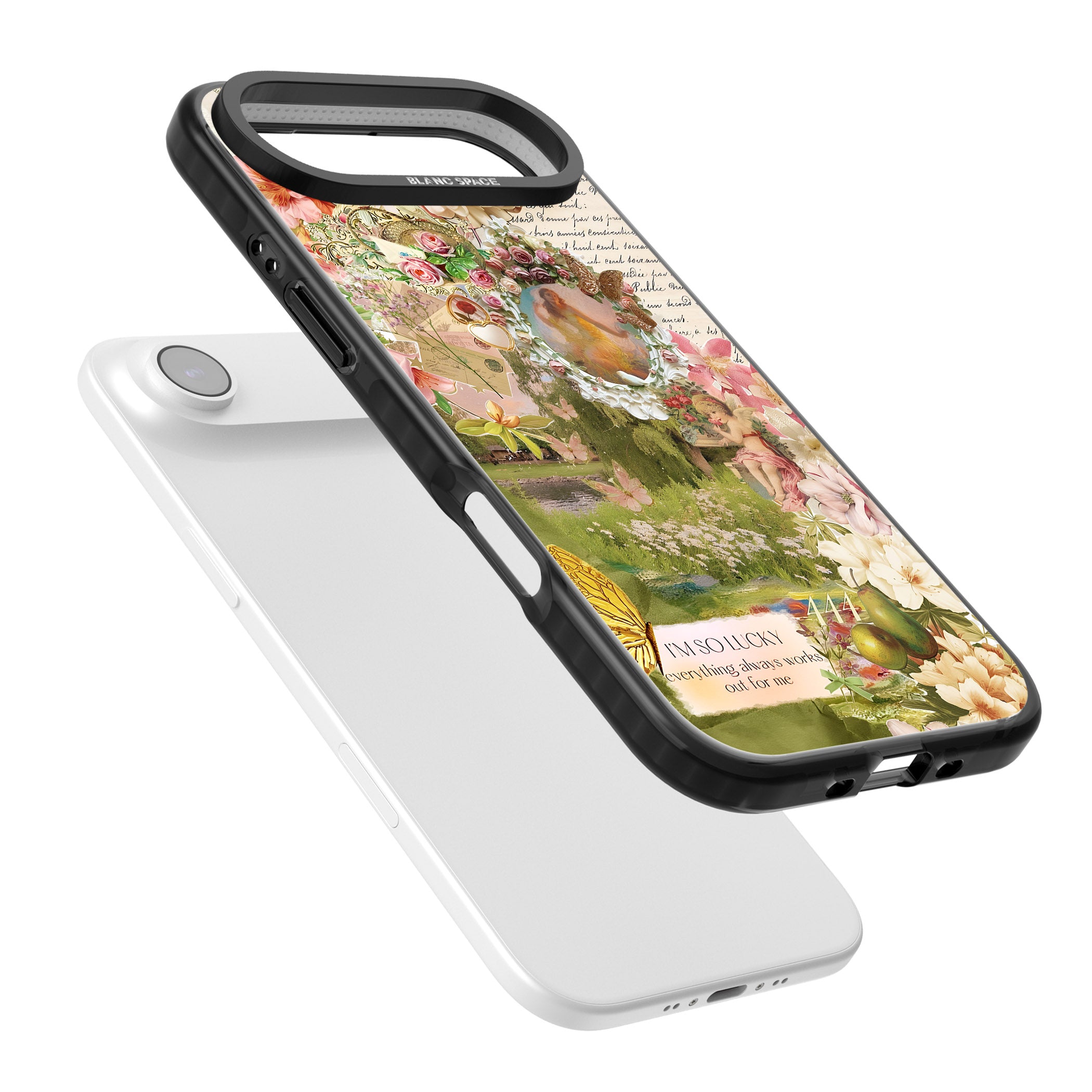 Nature in Pink iPhone 17 Air Impact Pro Black Phone Case Colours