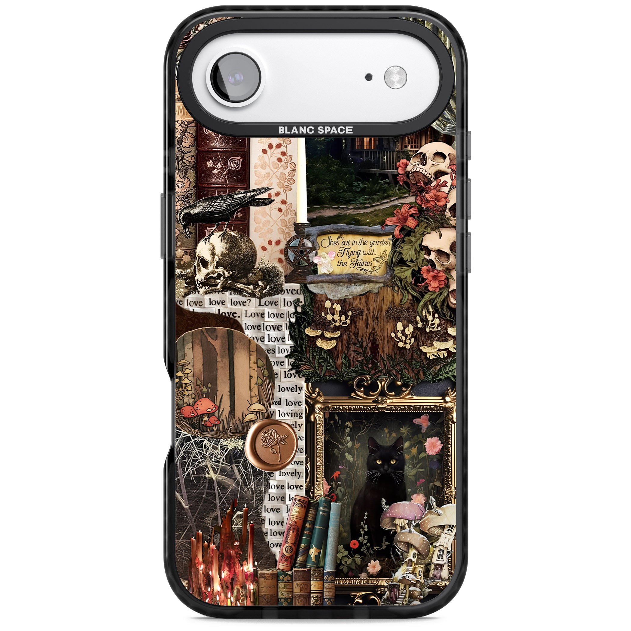 Academia Collage iPhone 17 Air Impact Pro Black Phone Case