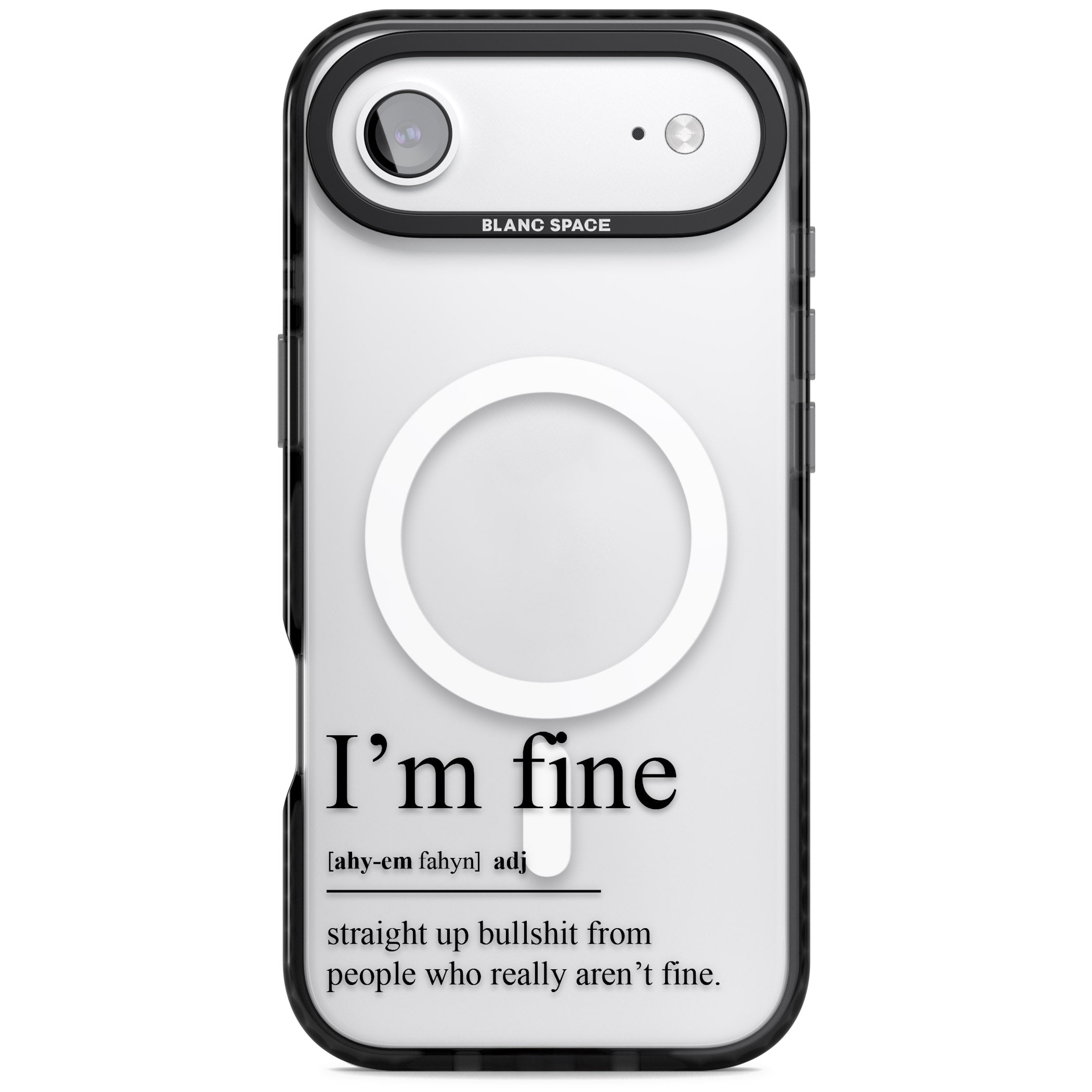 Im Fine iPhone 17 Air Impact Pro Black Phone Case