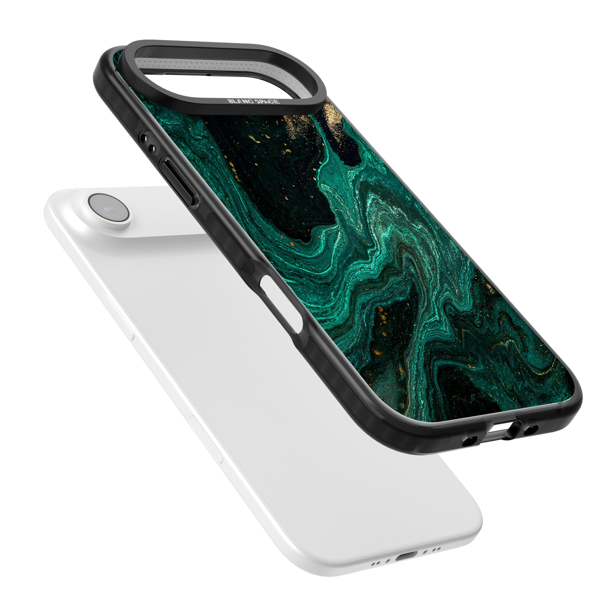 Emerald Lagoon iPhone 17 Air Impact Pro Black Phone Case Colours