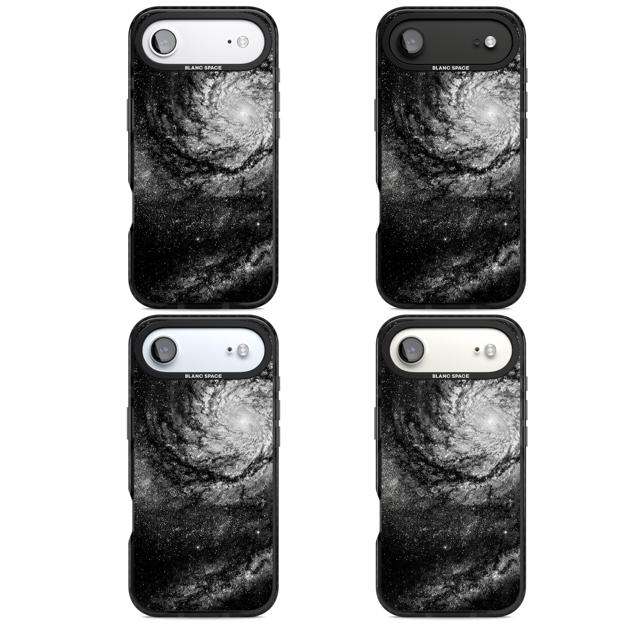 Night Sky Galaxies: Milky Way Galaxy iPhone 17 Air Impact Pro Black Phone Case APT Impact Protection