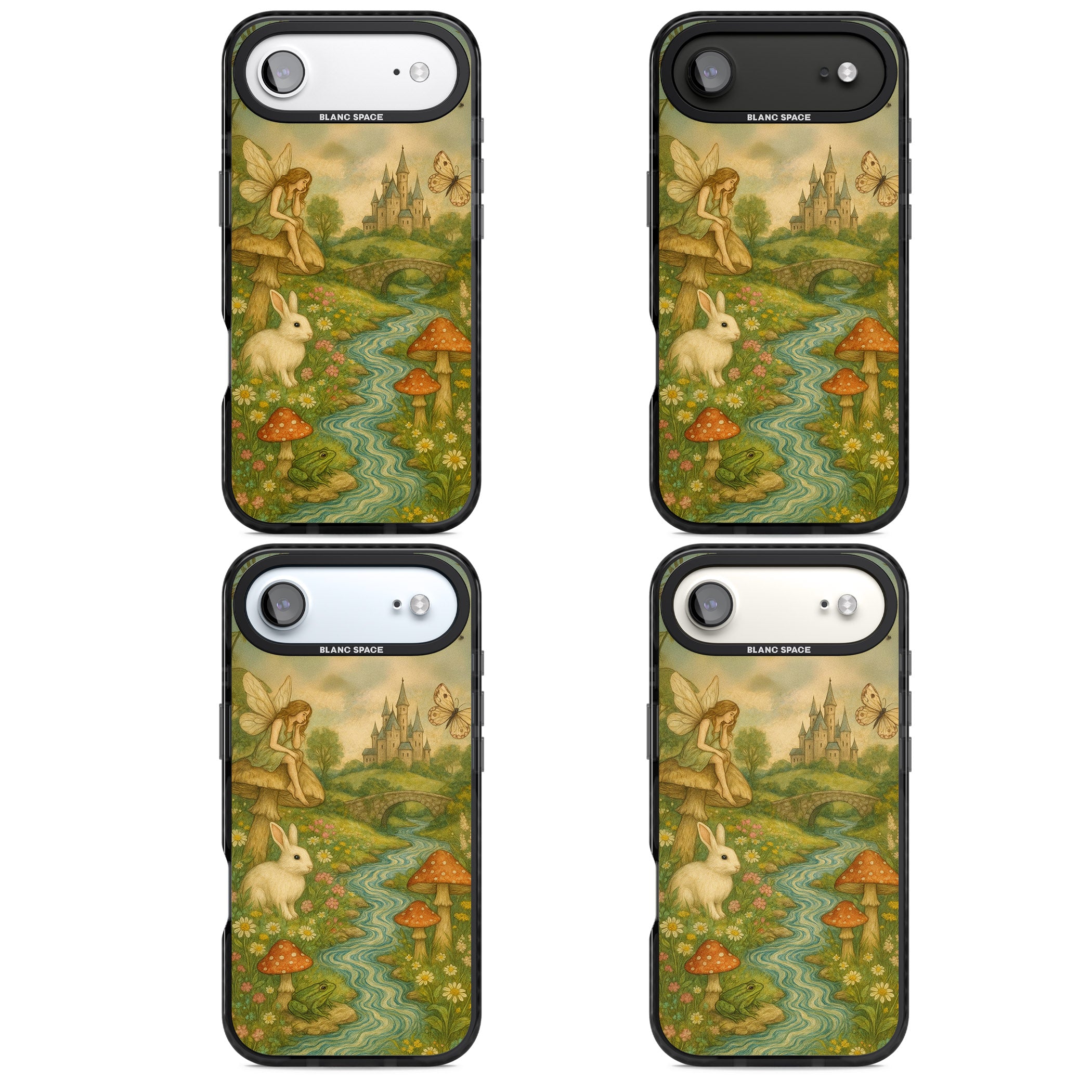 Castle Fairy iPhone 17 Air Impact Pro Black Phone Case APT Impact Protection