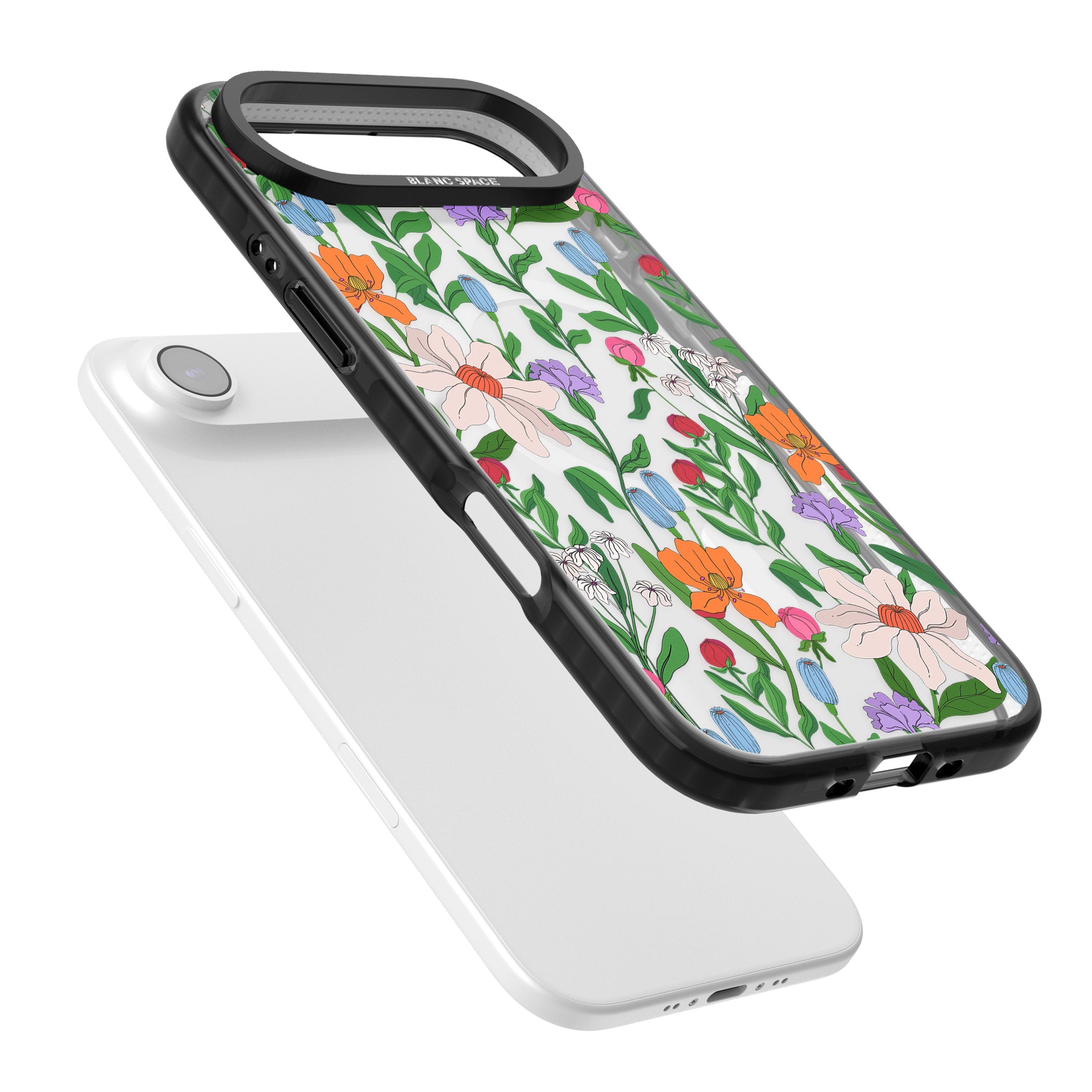 Full Bloom iPhone 17 Air Impact Pro Black Phone Case Colours