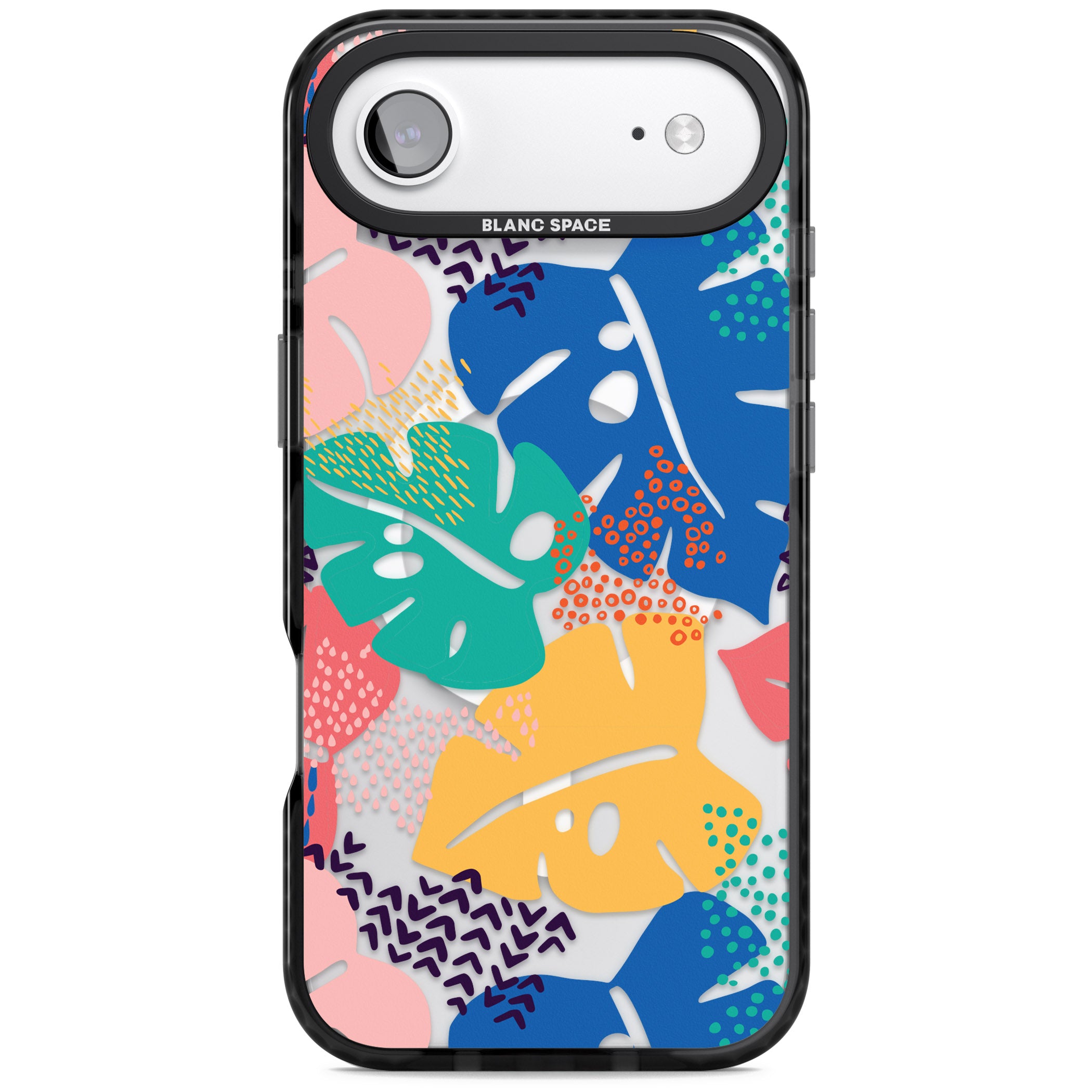 Vibrant Leaves iPhone 17 Air Impact Pro Black Phone Case