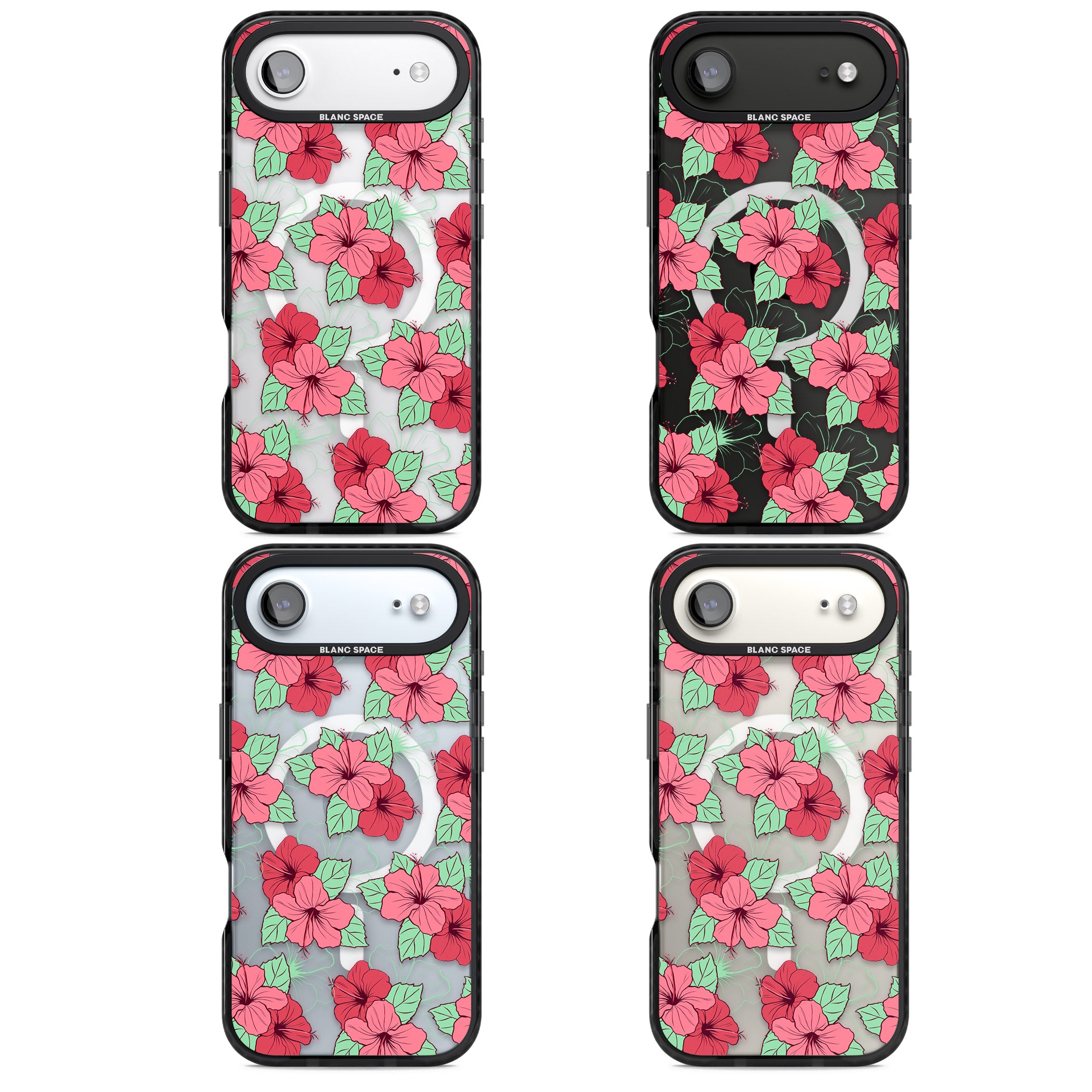 Pink Peony iPhone 17 Air Impact Pro Black Phone Case APT Impact Protection