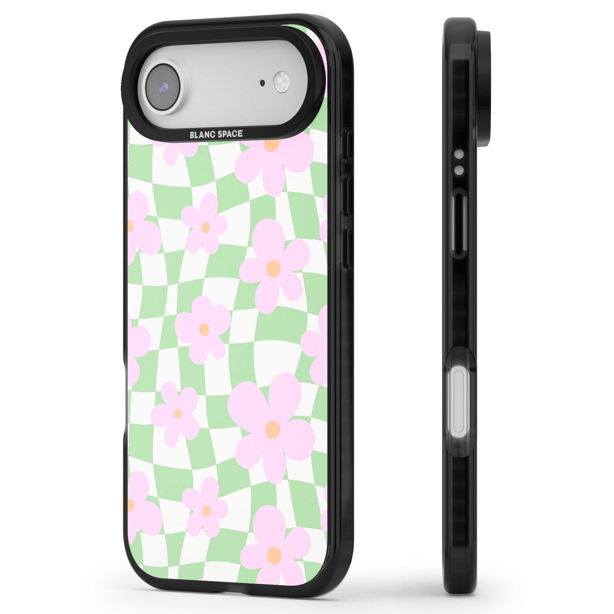 Spring Picnic iPhone 17 Air Impact Pro Black Phone Case Side Profile