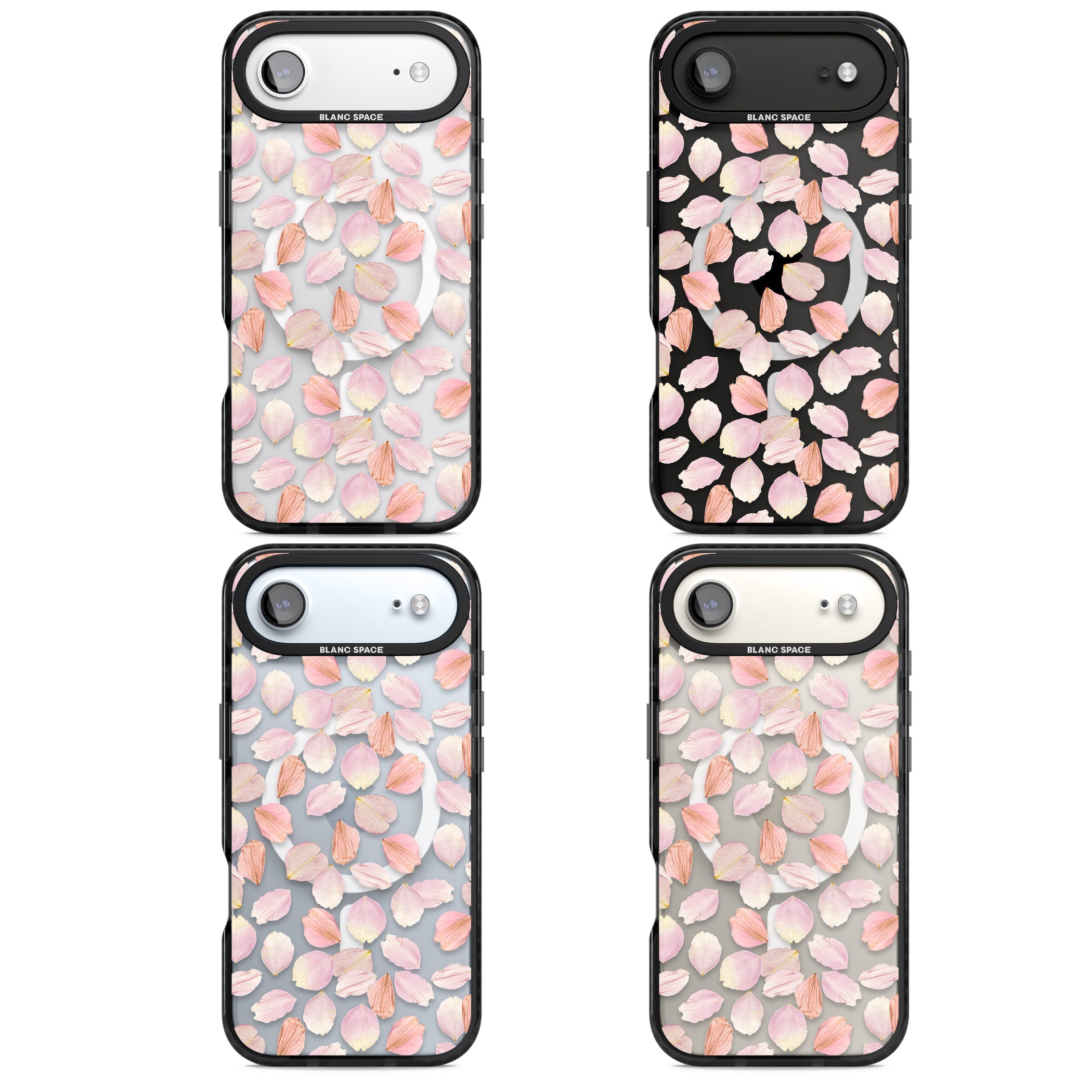 Petal Dream iPhone 17 Air Impact Pro Black Phone Case APT Impact Protection