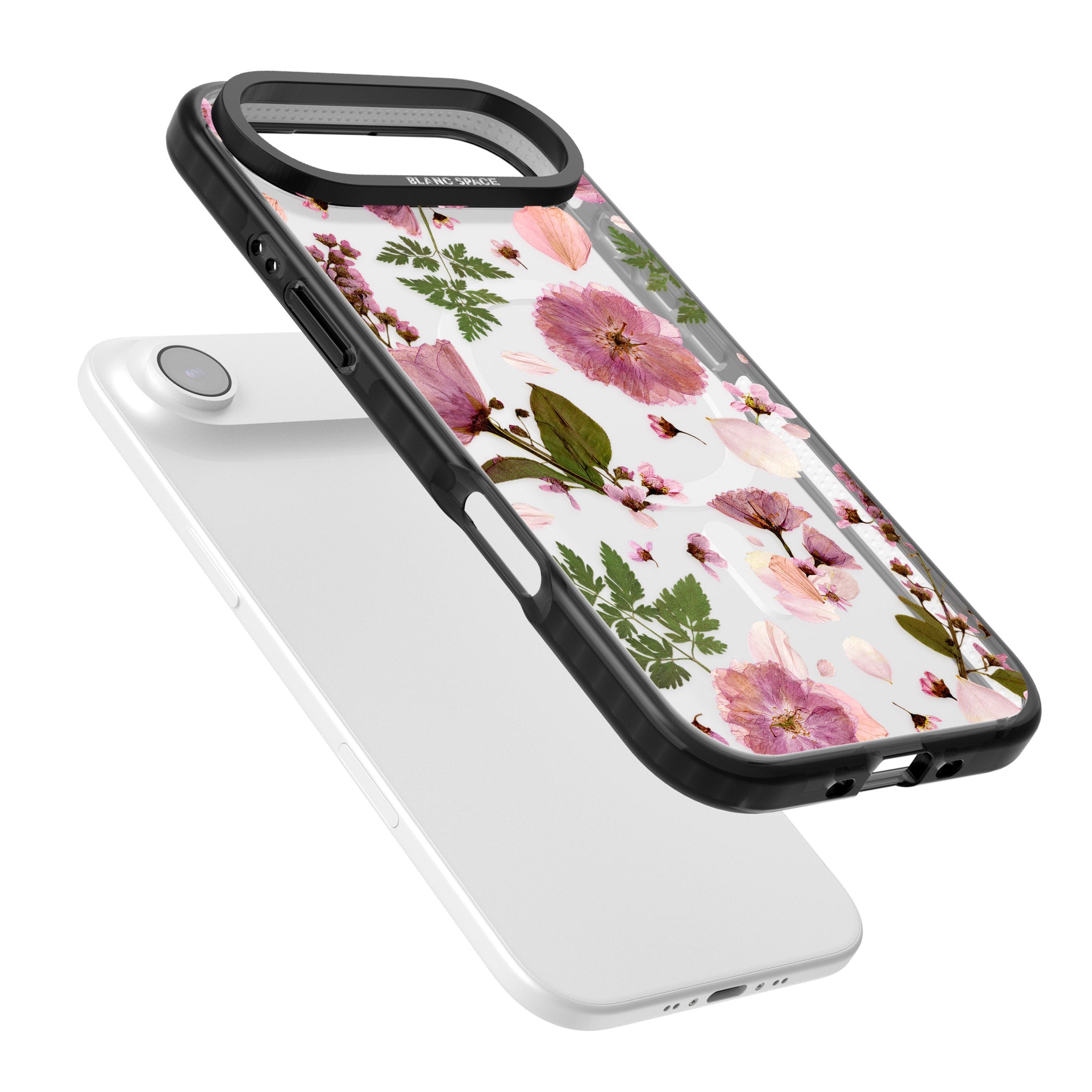 Blossom Bouquet iPhone 17 Air Impact Pro Black Phone Case Colours
