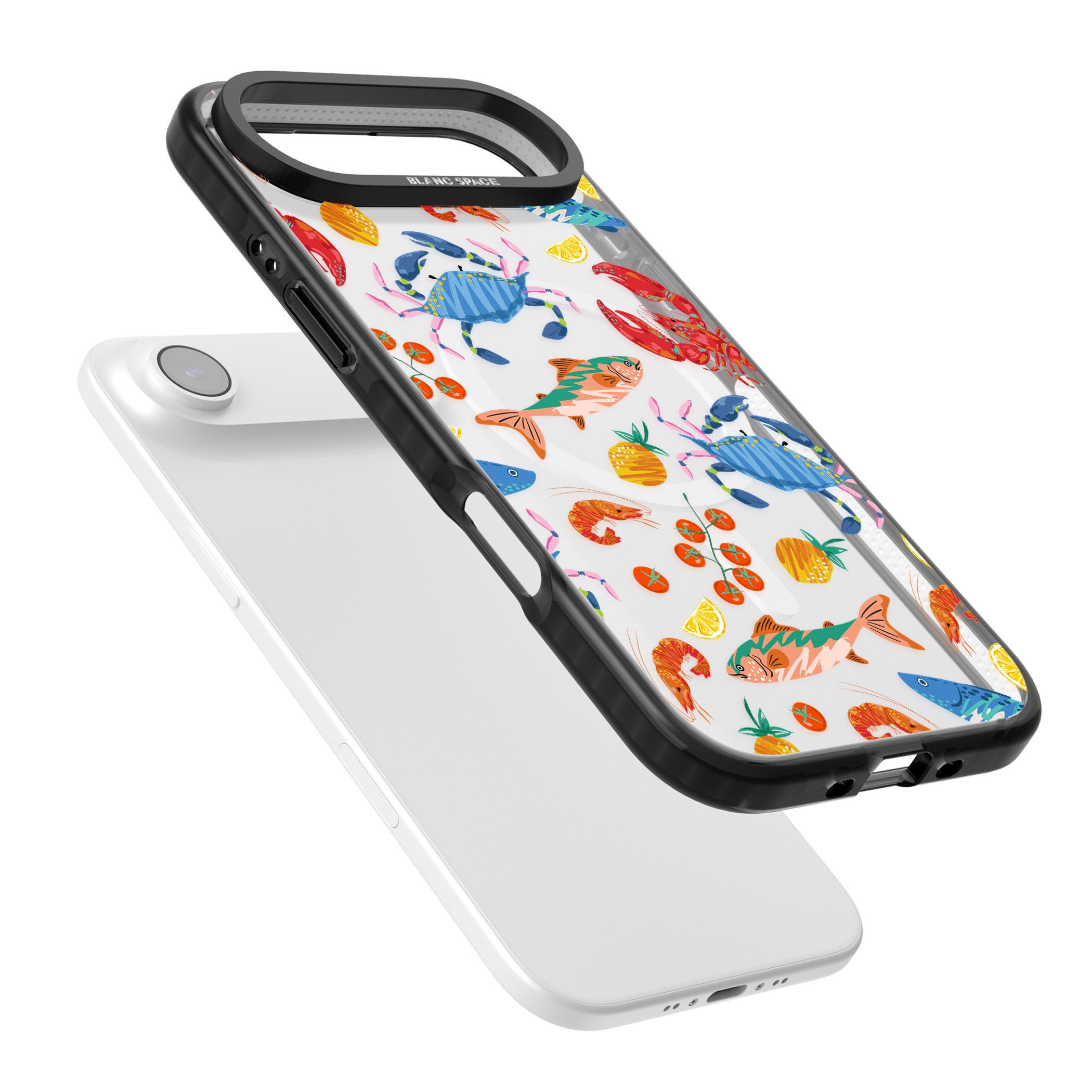Vibrant Sealife iPhone 17 Air Impact Pro Black Phone Case Colours