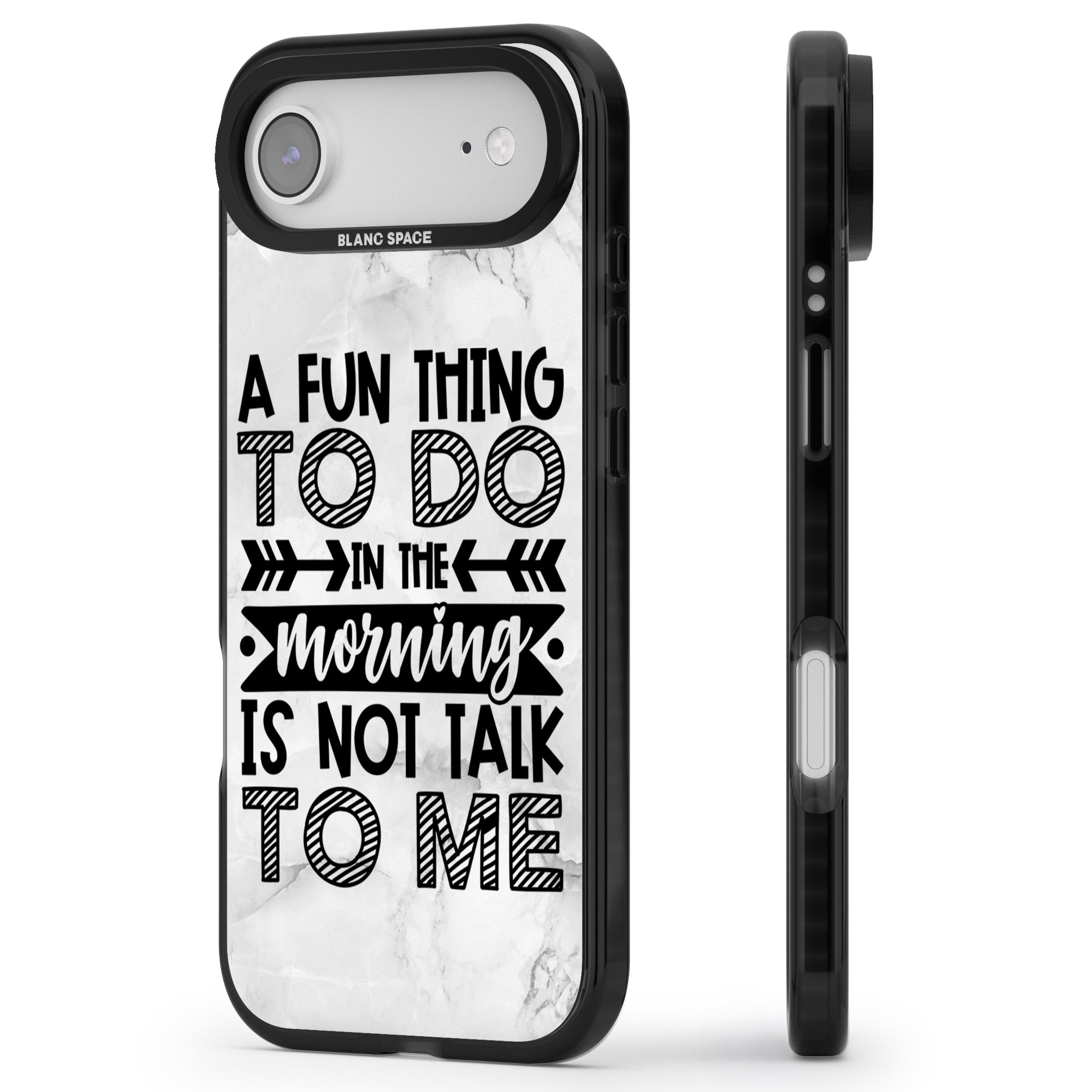 A Fun Thing To Do iPhone 17 Air Impact Pro Black Phone Case Side Profile