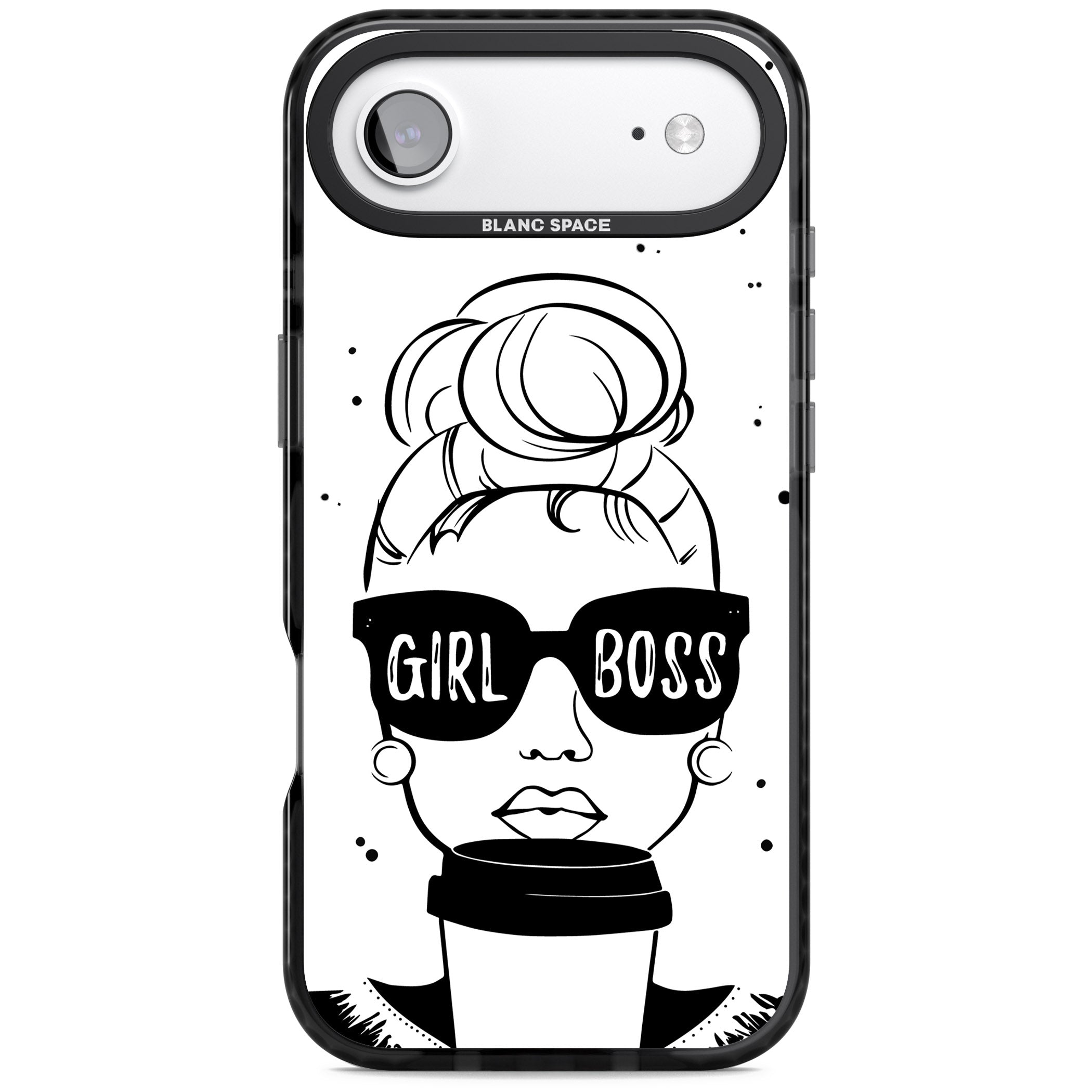 Girl Boss iPhone 17 Air Impact Pro Black Phone Case
