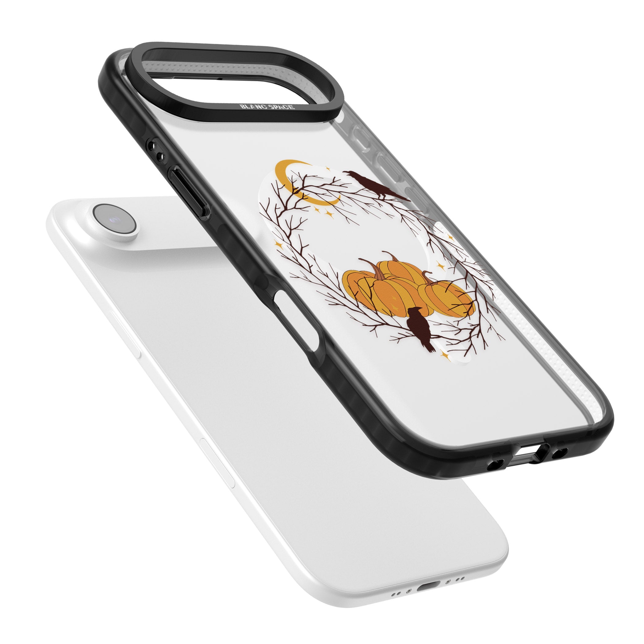 Pumpkin Patch iPhone 17 Air Impact Pro Black Phone Case Colours