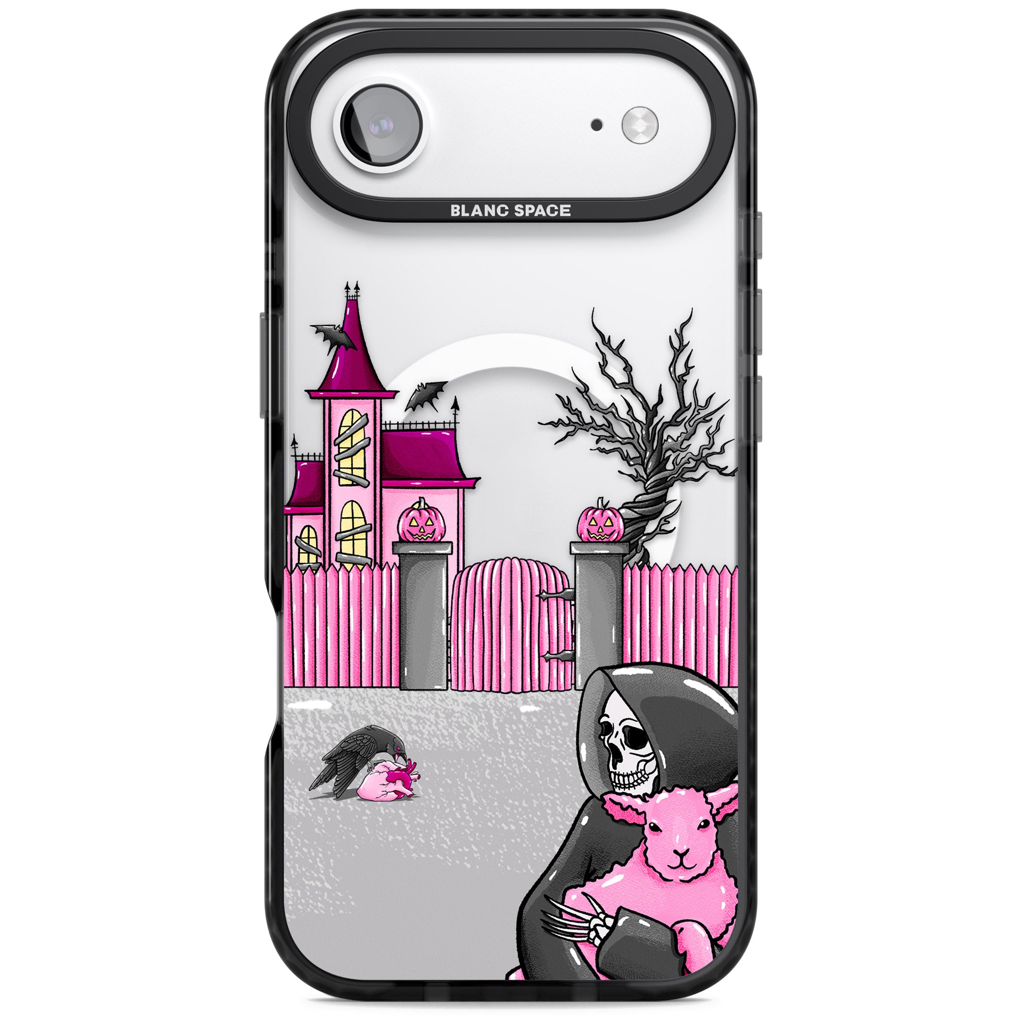 Left With My Heart iPhone 17 Air Impact Pro Black Phone Case