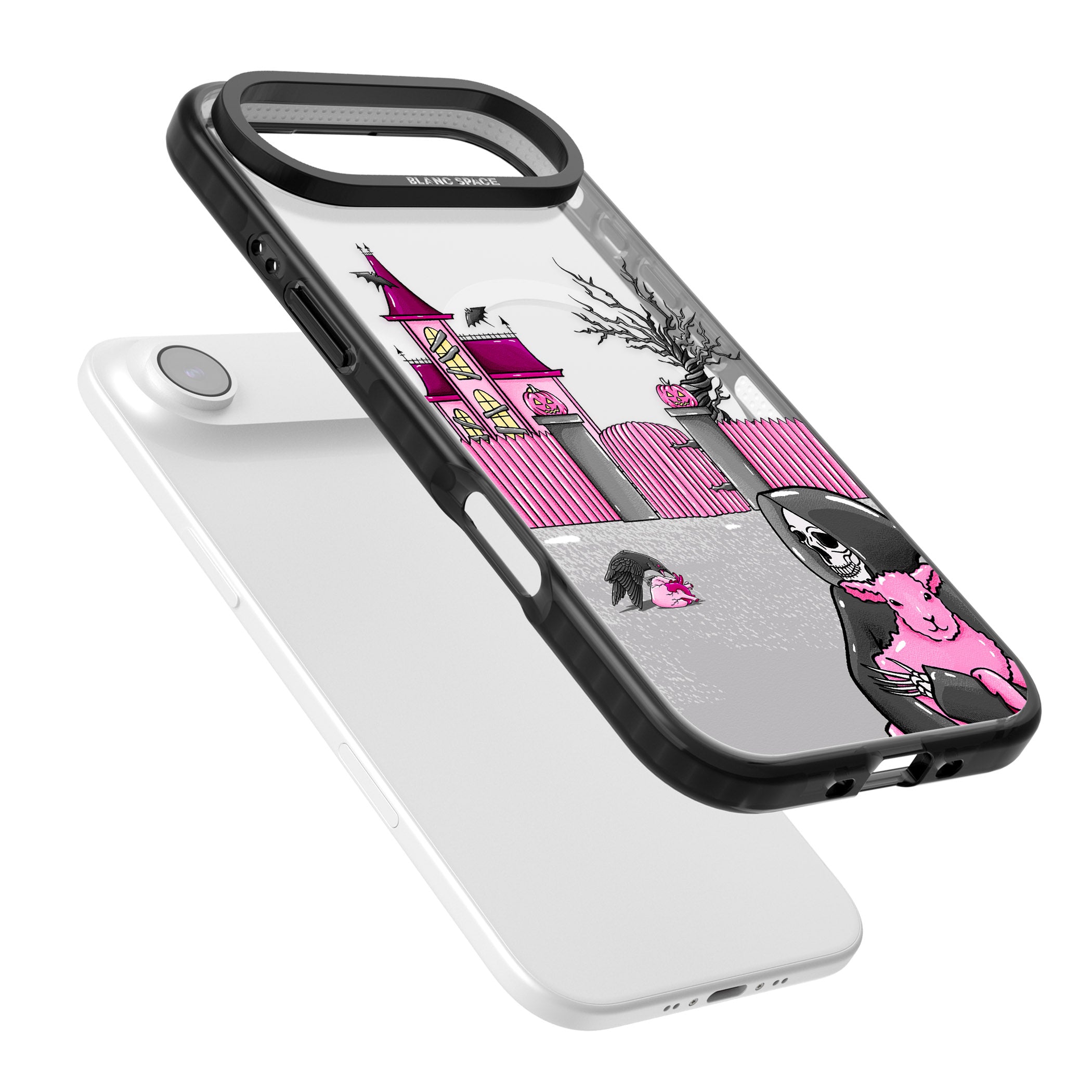 Left With My Heart iPhone 17 Air Impact Pro Black Phone Case Colours
