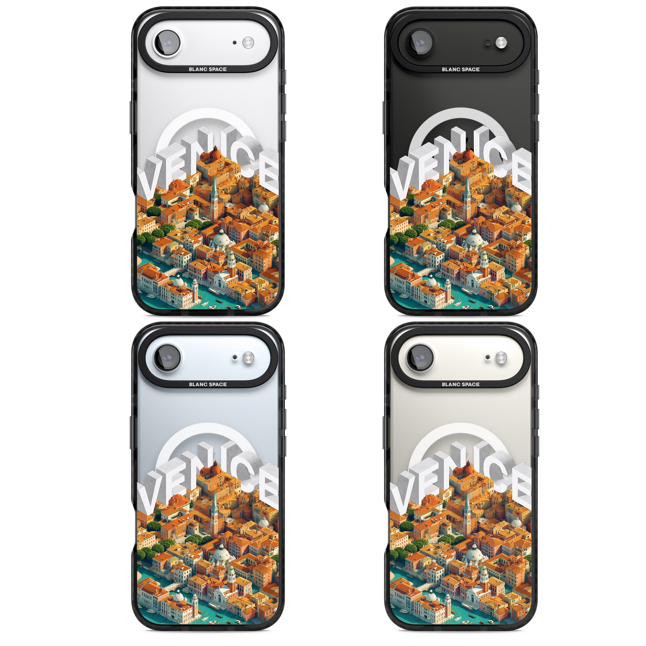 Venice iPhone 17 Air Impact Pro Black Phone Case APT Impact Protection