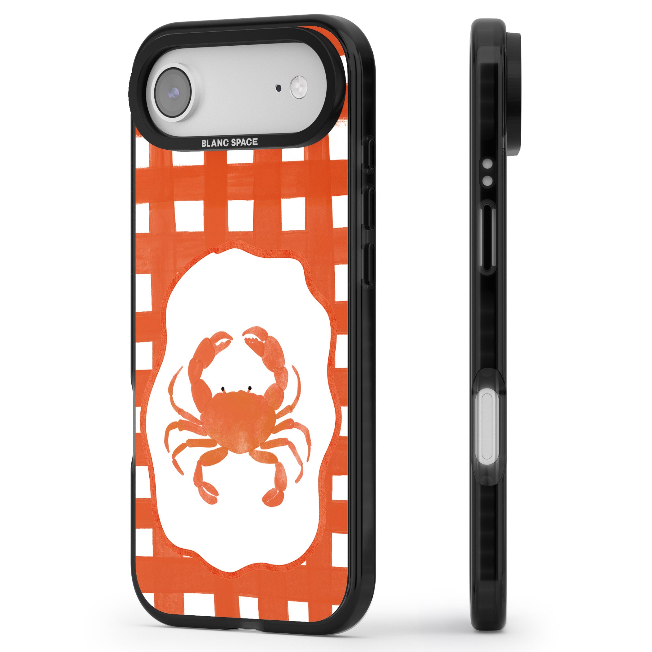 Red Lobster iPhone 17 Air Impact Pro Black Phone Case Side Profile