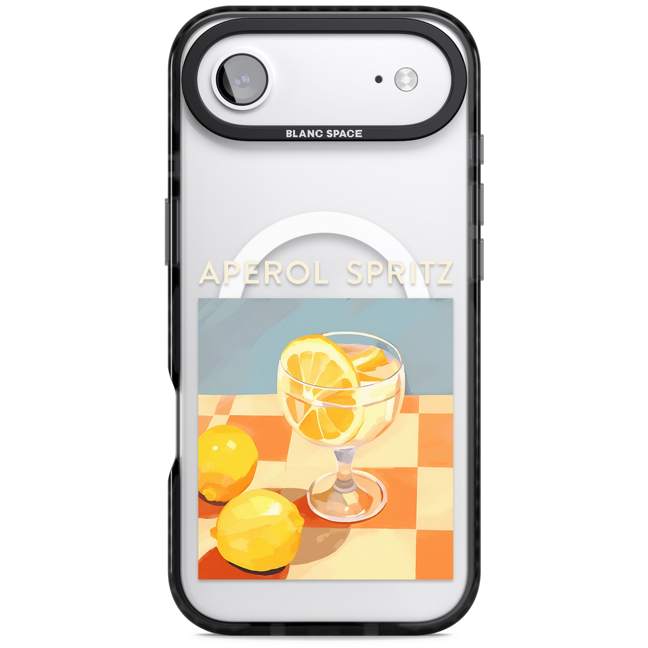 Lemon Spritz iPhone 17 Air Impact Pro Black Phone Case