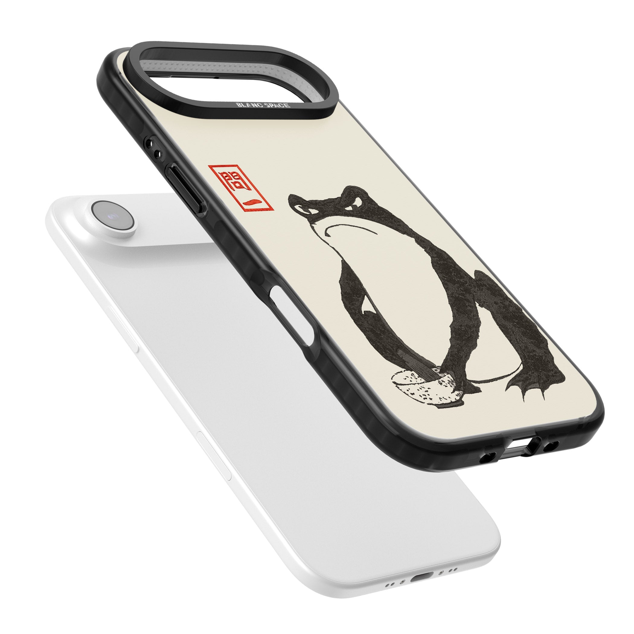 Matsumoto Hoji Grumpy Toad iPhone 17 Air Impact Pro Black Phone Case Colours