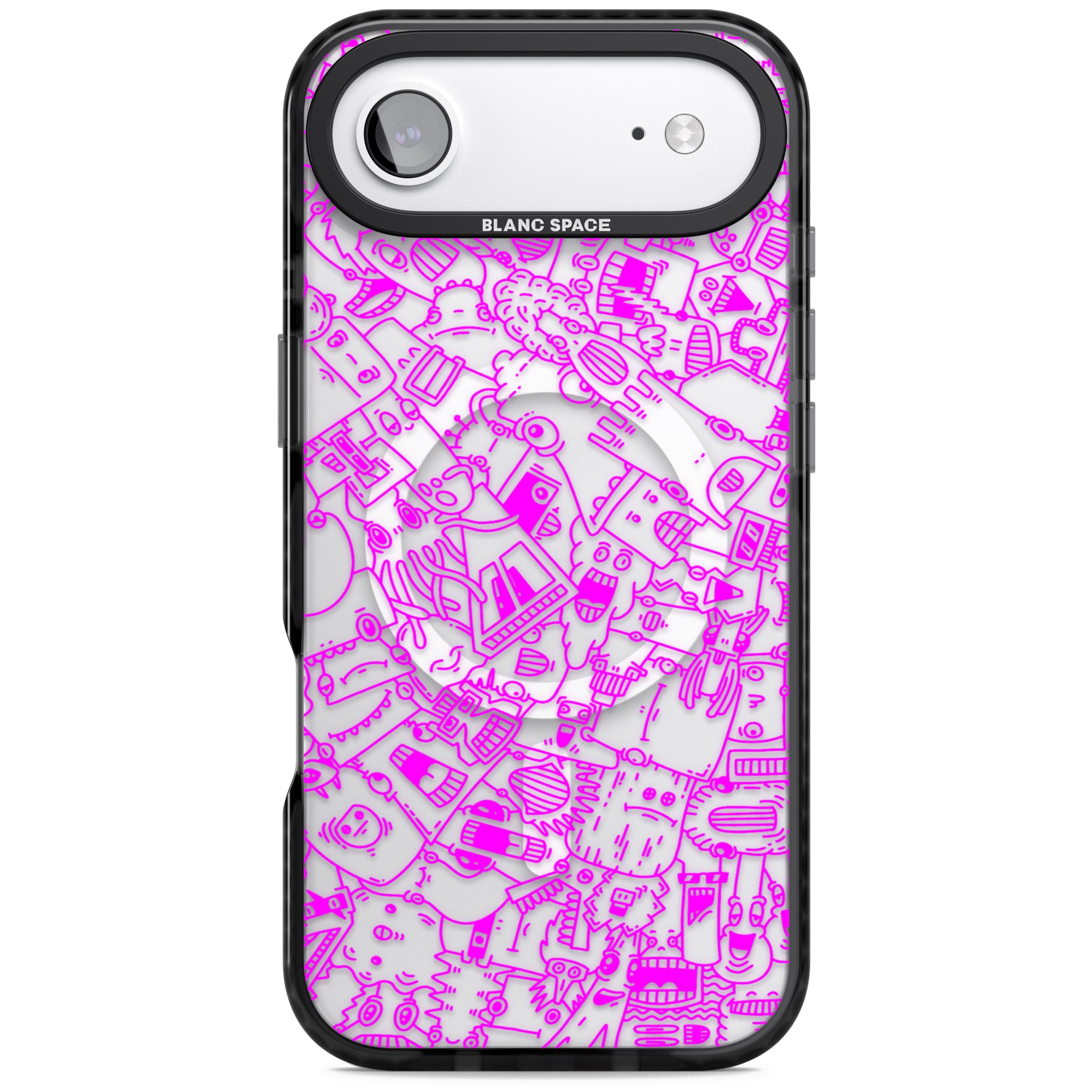 Pink Pals iPhone 17 Air Impact Pro Black Phone Case