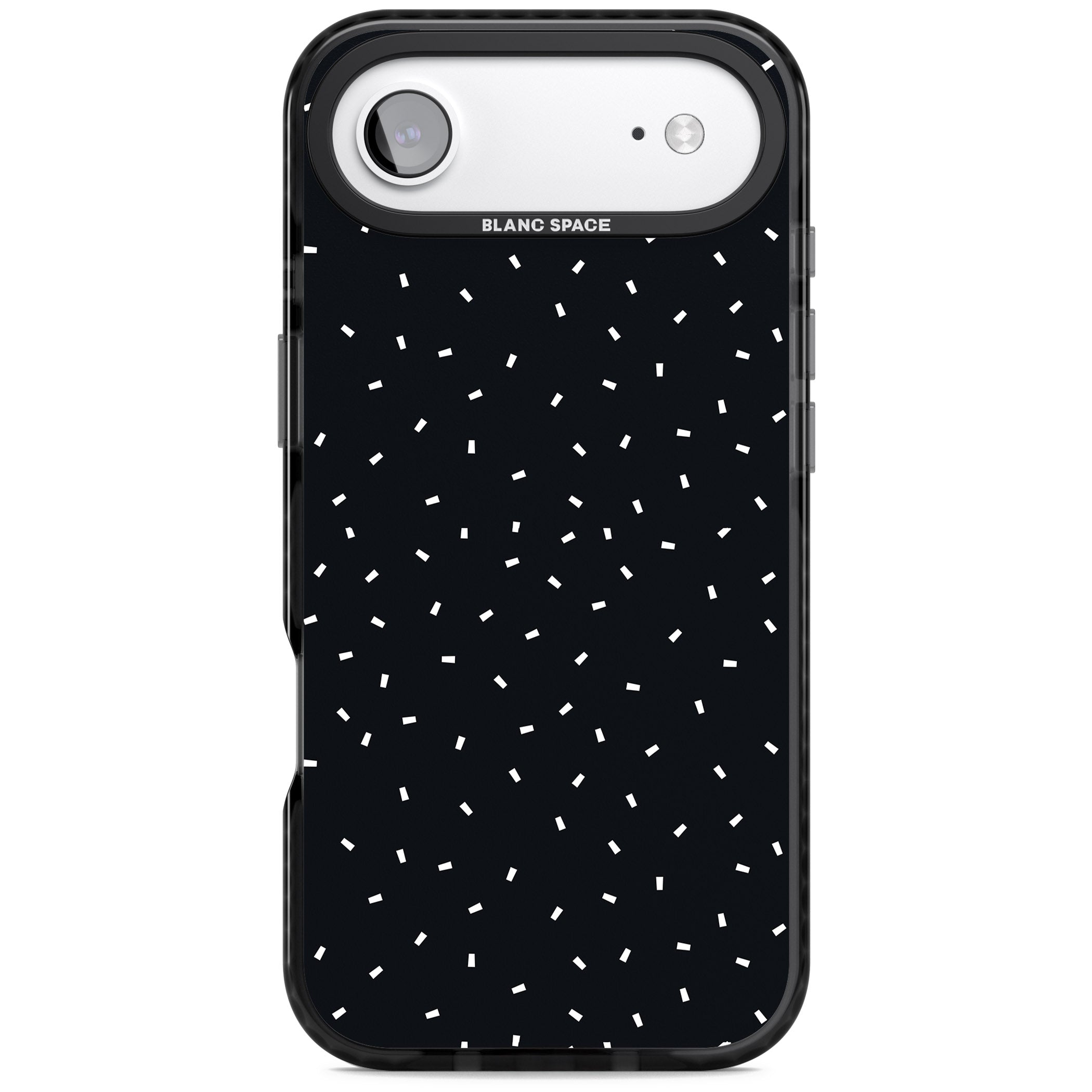 Confetti (Black) iPhone 17 Air Impact Pro Black Phone Case