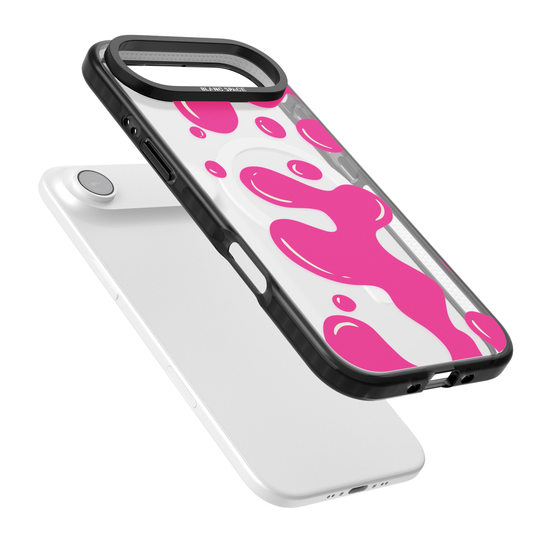 Pink Lava Lamp iPhone 17 Air Impact Pro Black Phone Case Colours