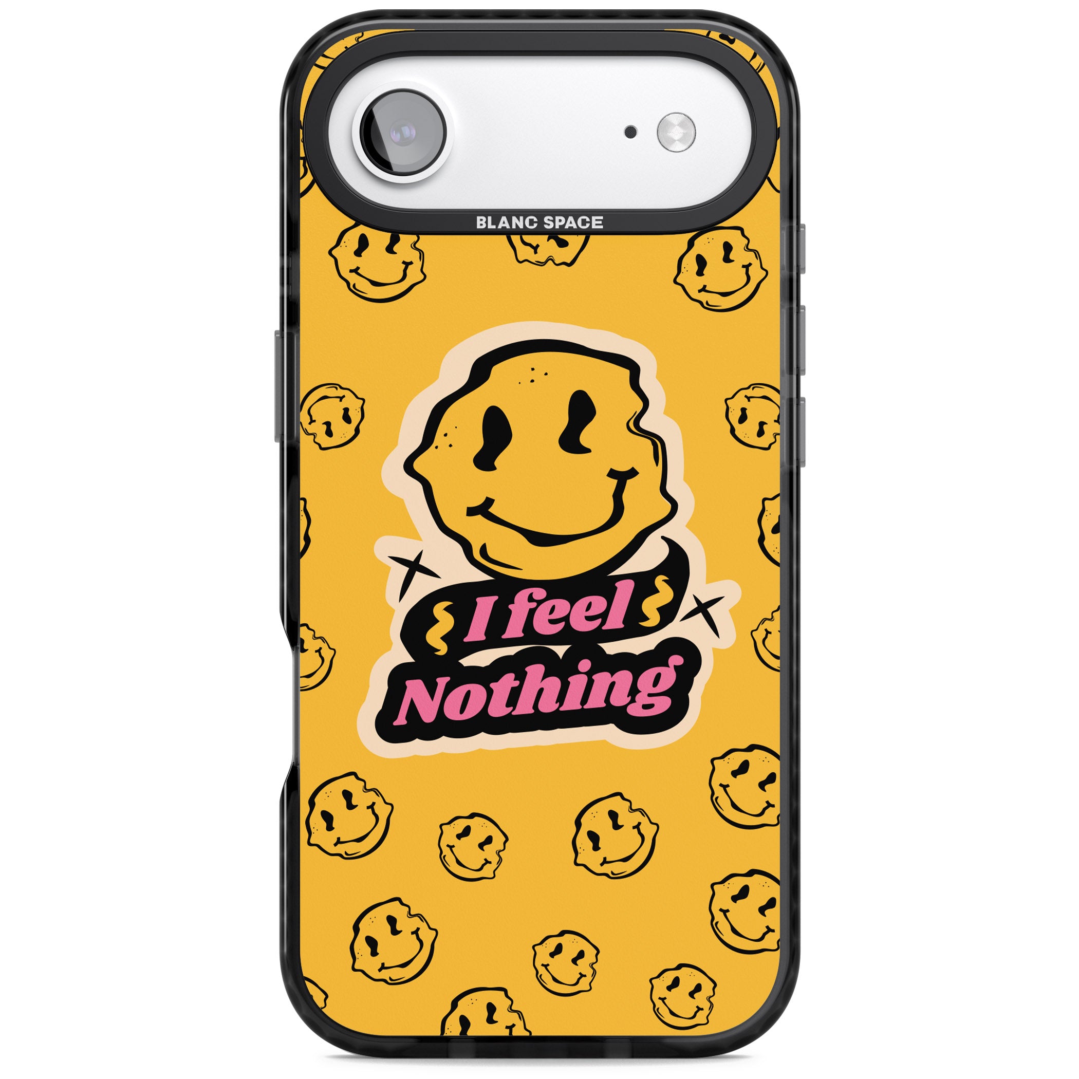 I Feel Nothing iPhone 17 Air Impact Pro Black Phone Case