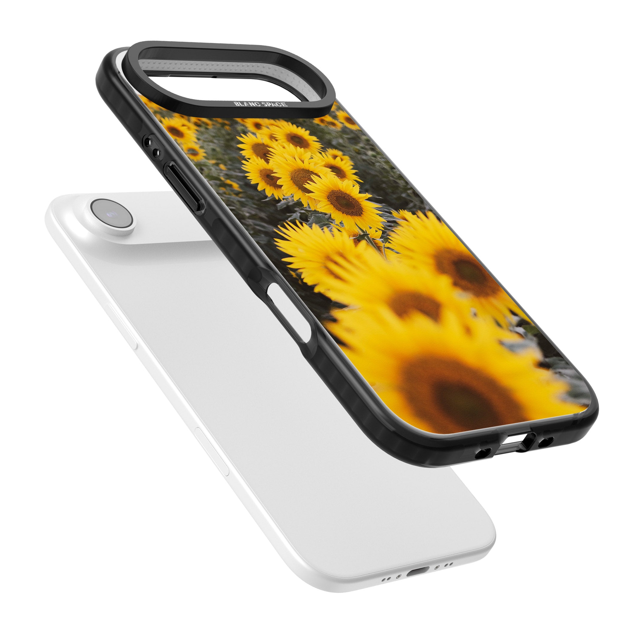 Sunflower Field iPhone 17 Air Impact Pro Black Phone Case Colours