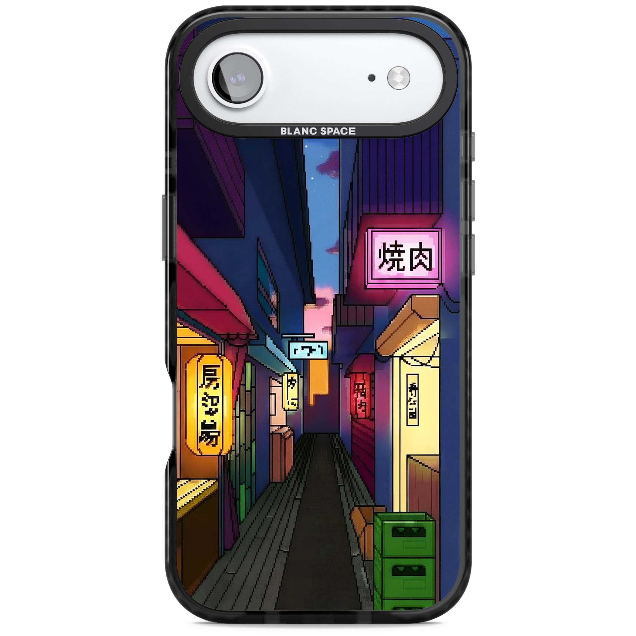 Nights In The Yokocho for him iPhone case | Black Impact Magsafe case for iPhone Air