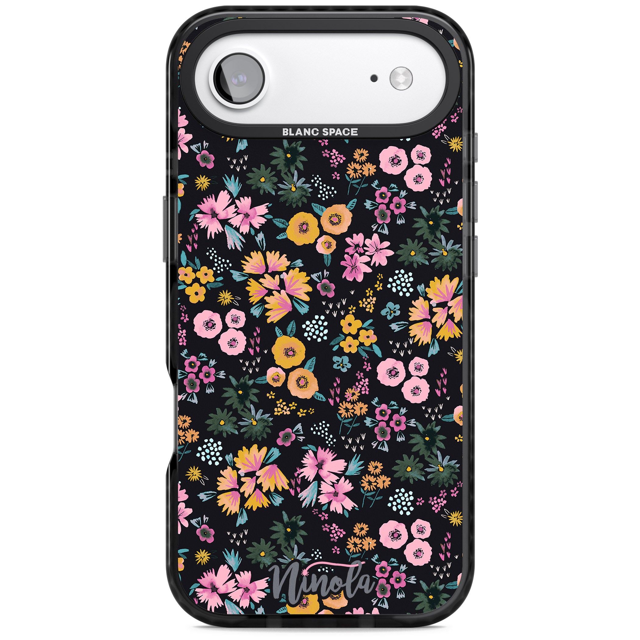 Blossom Field iPhone 17 Air Impact Pro Black Phone Case