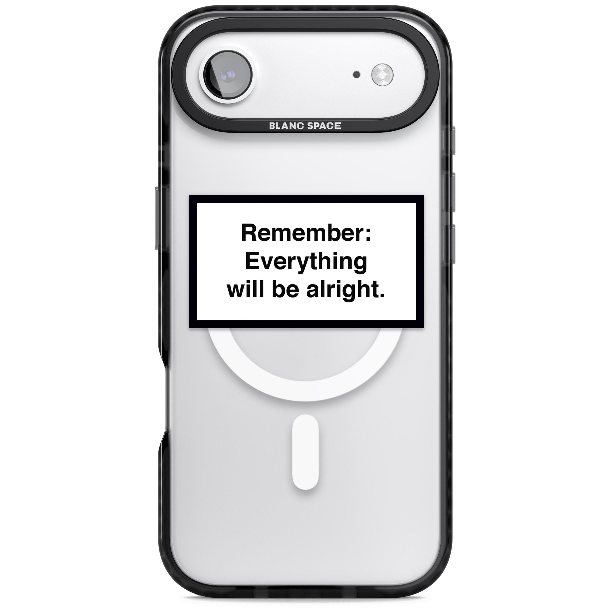 Everything Will Be Alright iPhone 17 Air Impact Pro Black Phone Case
