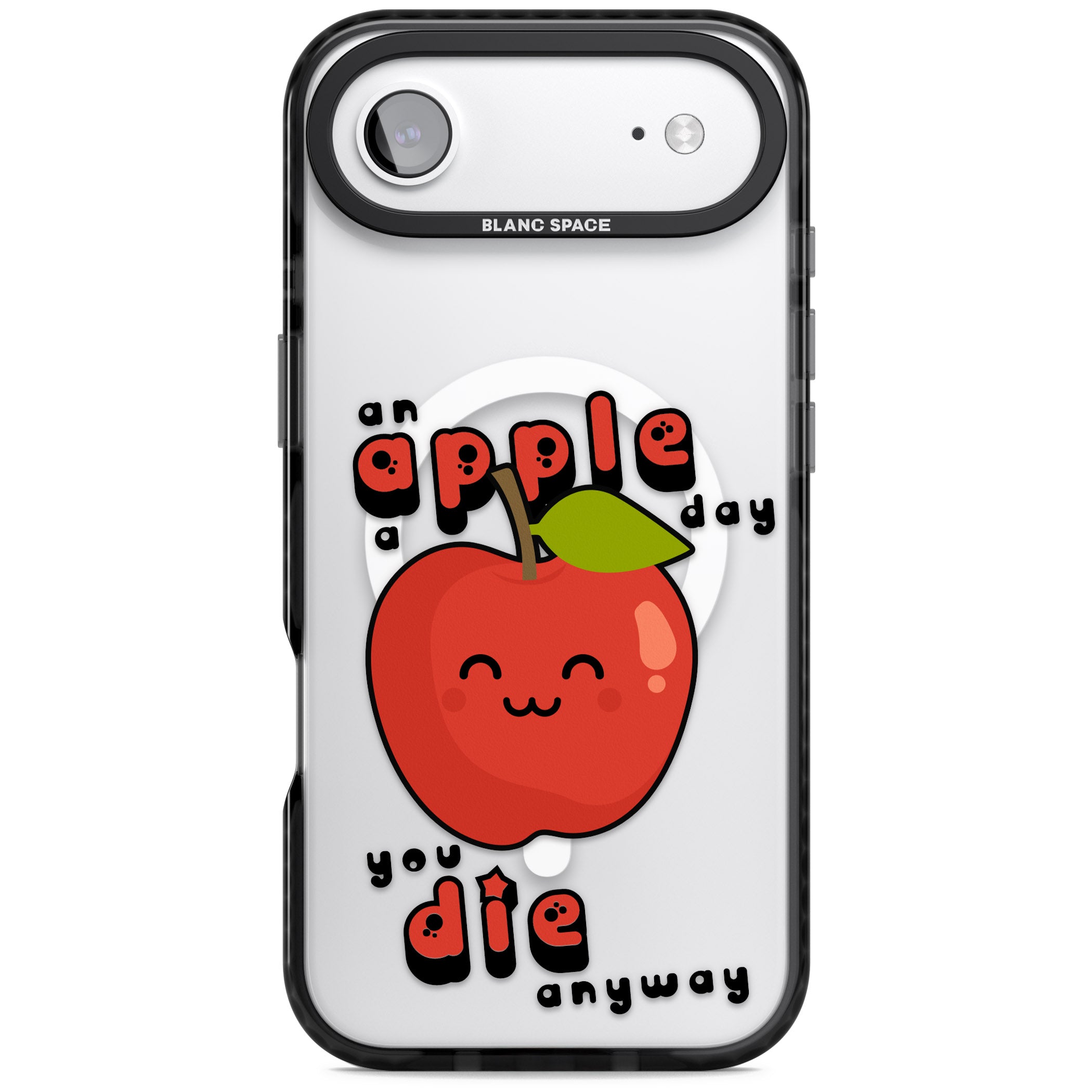 An Apple A Day iPhone 17 Air Impact Pro Black Phone Case