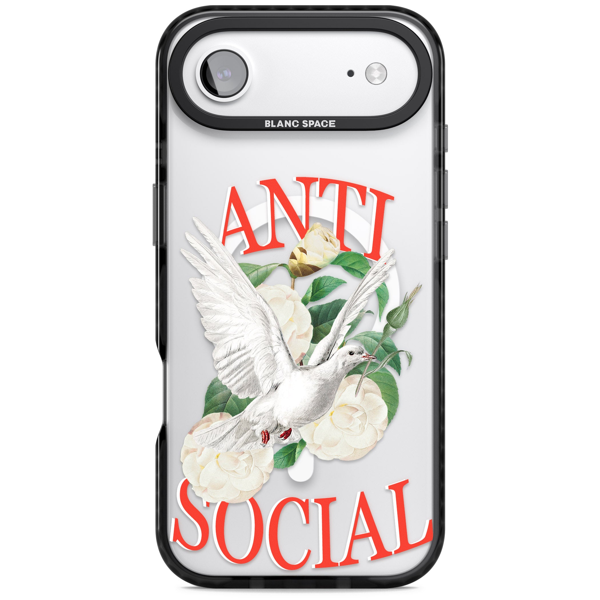 Anti Social iPhone 17 Air Impact Pro Black Phone Case