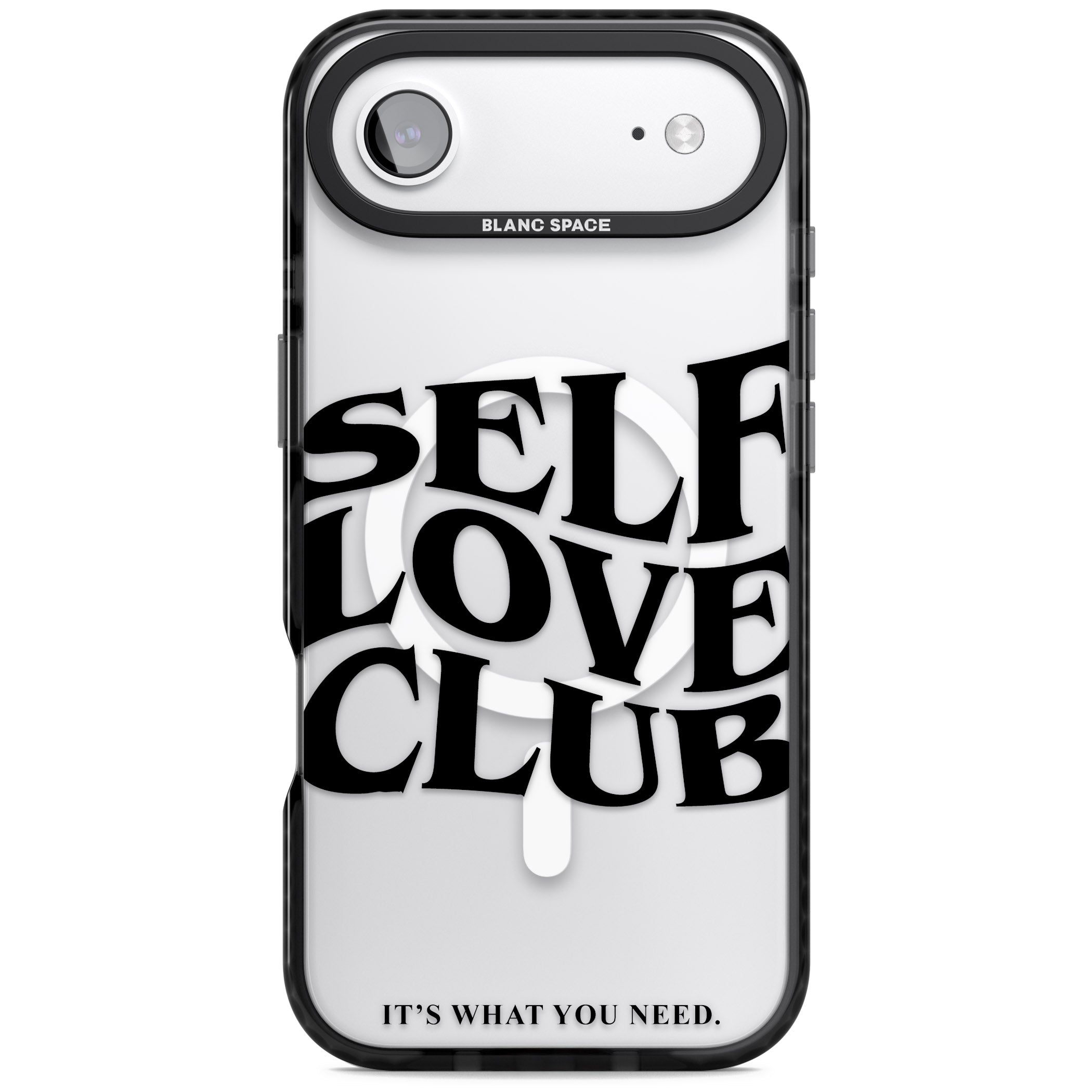 Self Love Club Black iPhone 17 Air Impact Pro Black Phone Case