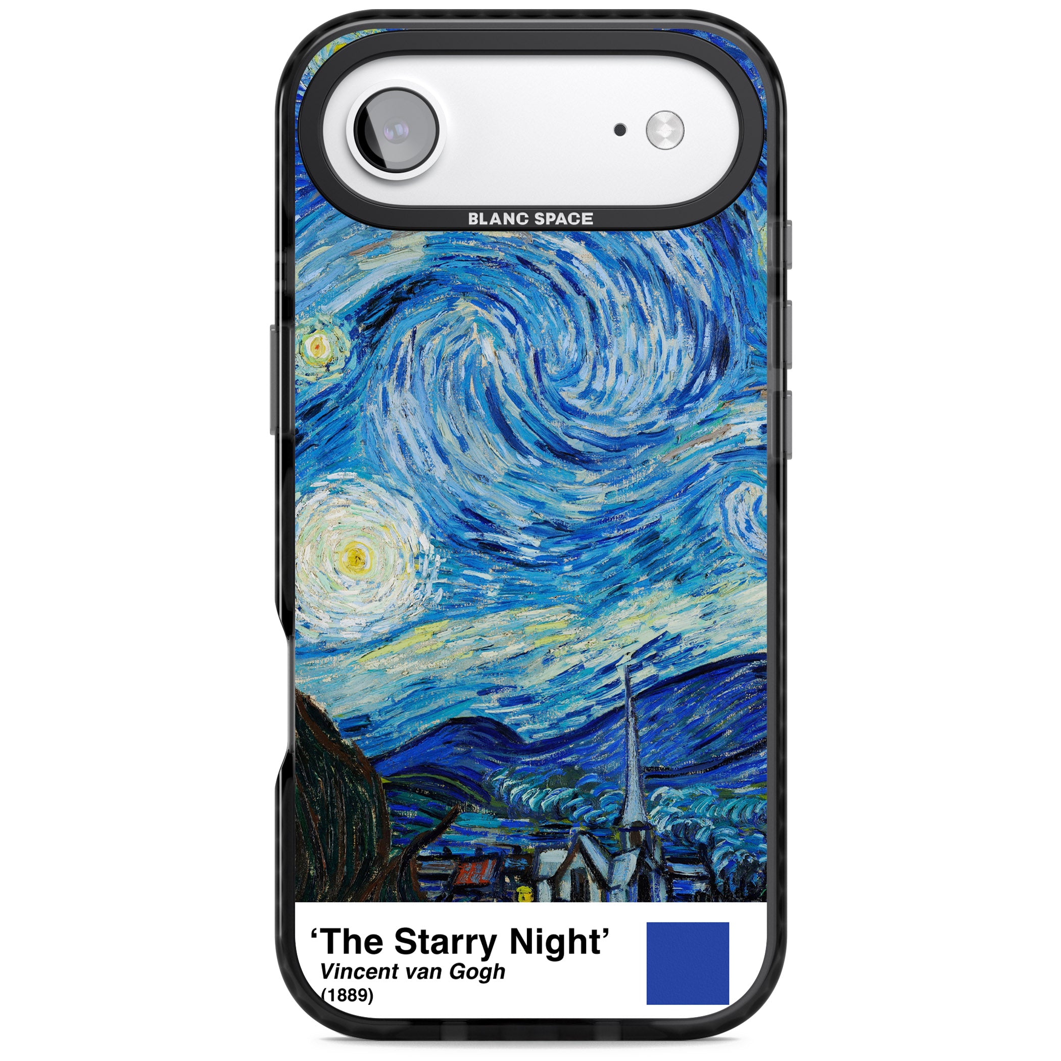The Starry Night iPhone 17 Air Impact Pro Black Phone Case