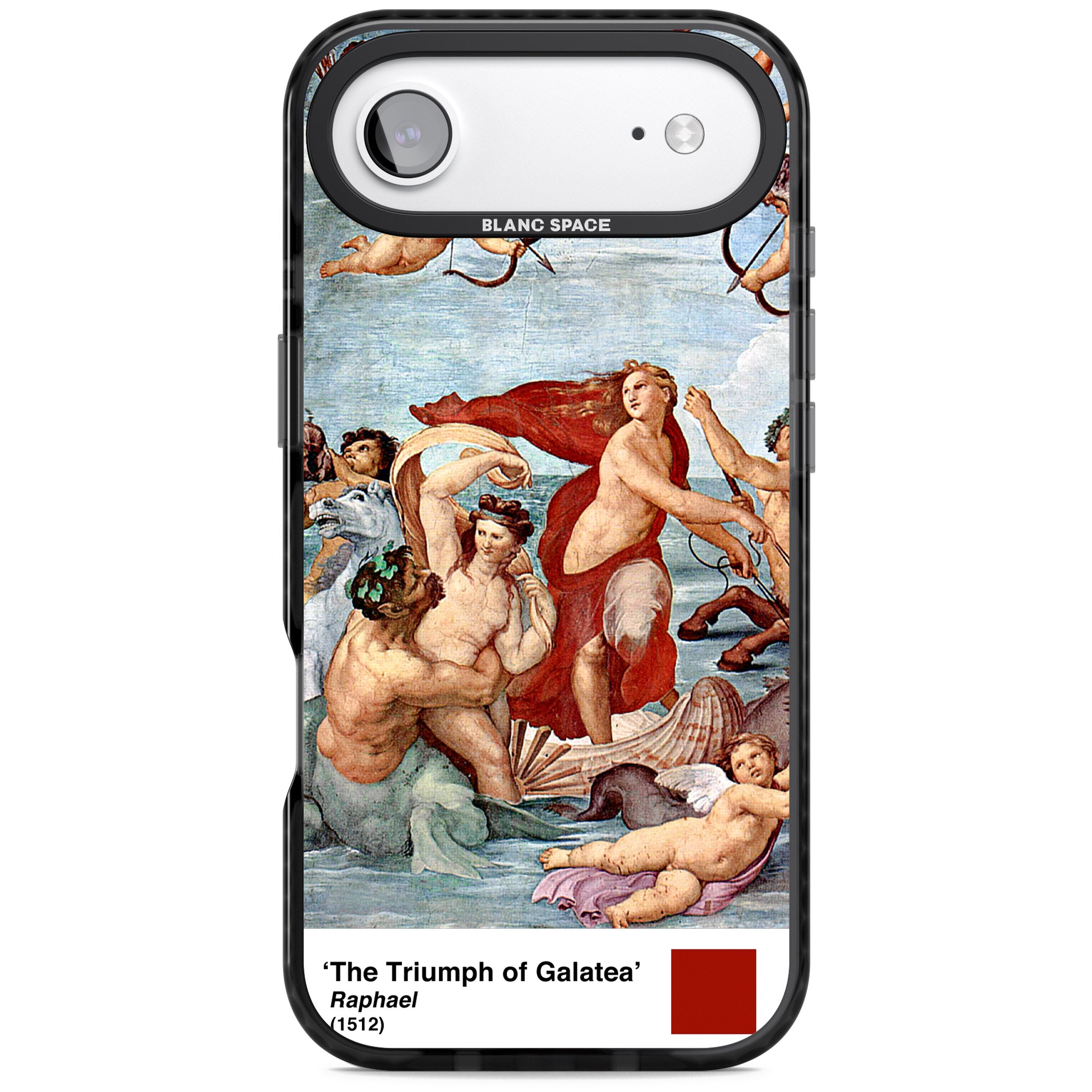 The Triumph Of Galatea iPhone 17 Air Impact Pro Black Phone Case