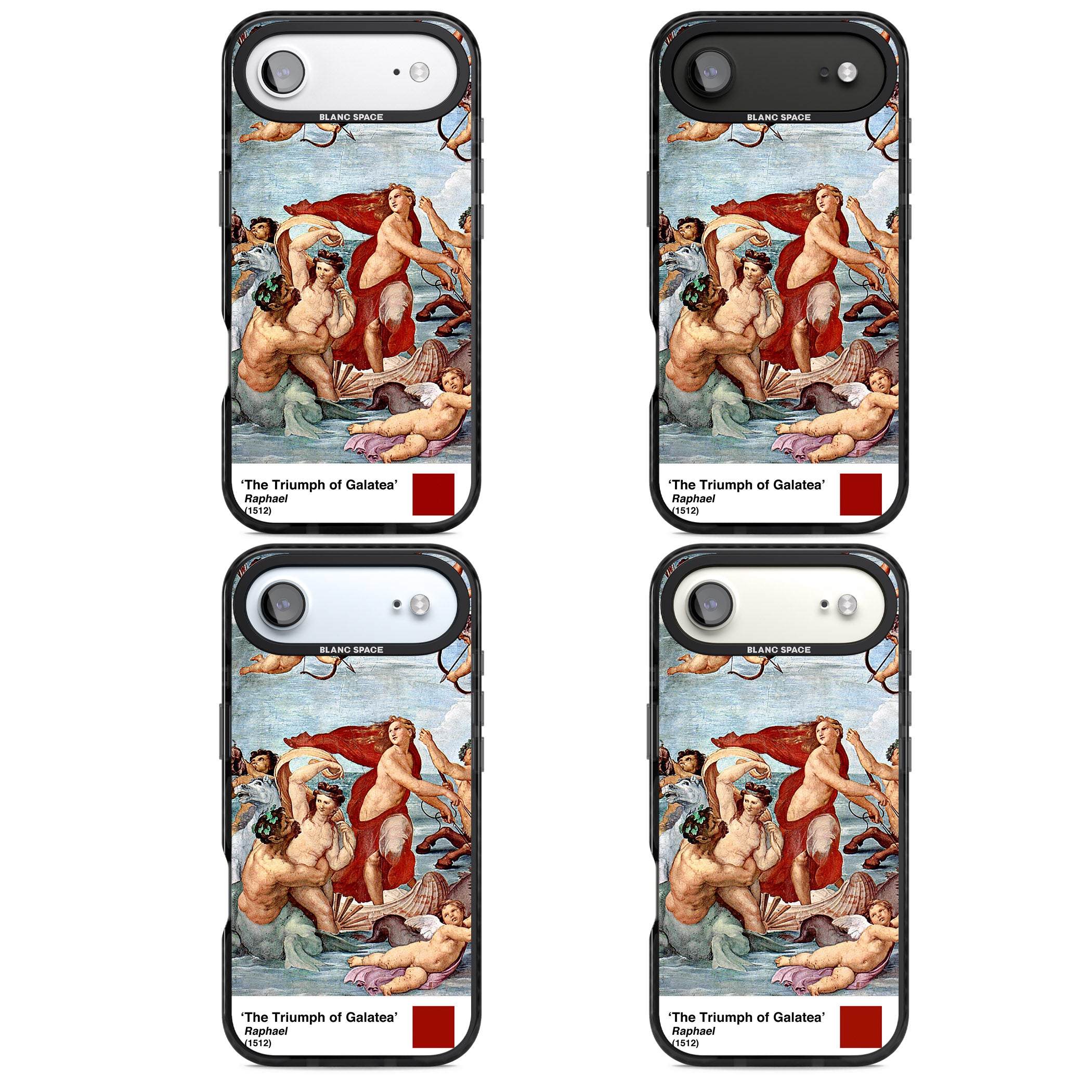 The Triumph Of Galatea iPhone 17 Air Impact Pro Black Phone Case APT Impact Protection