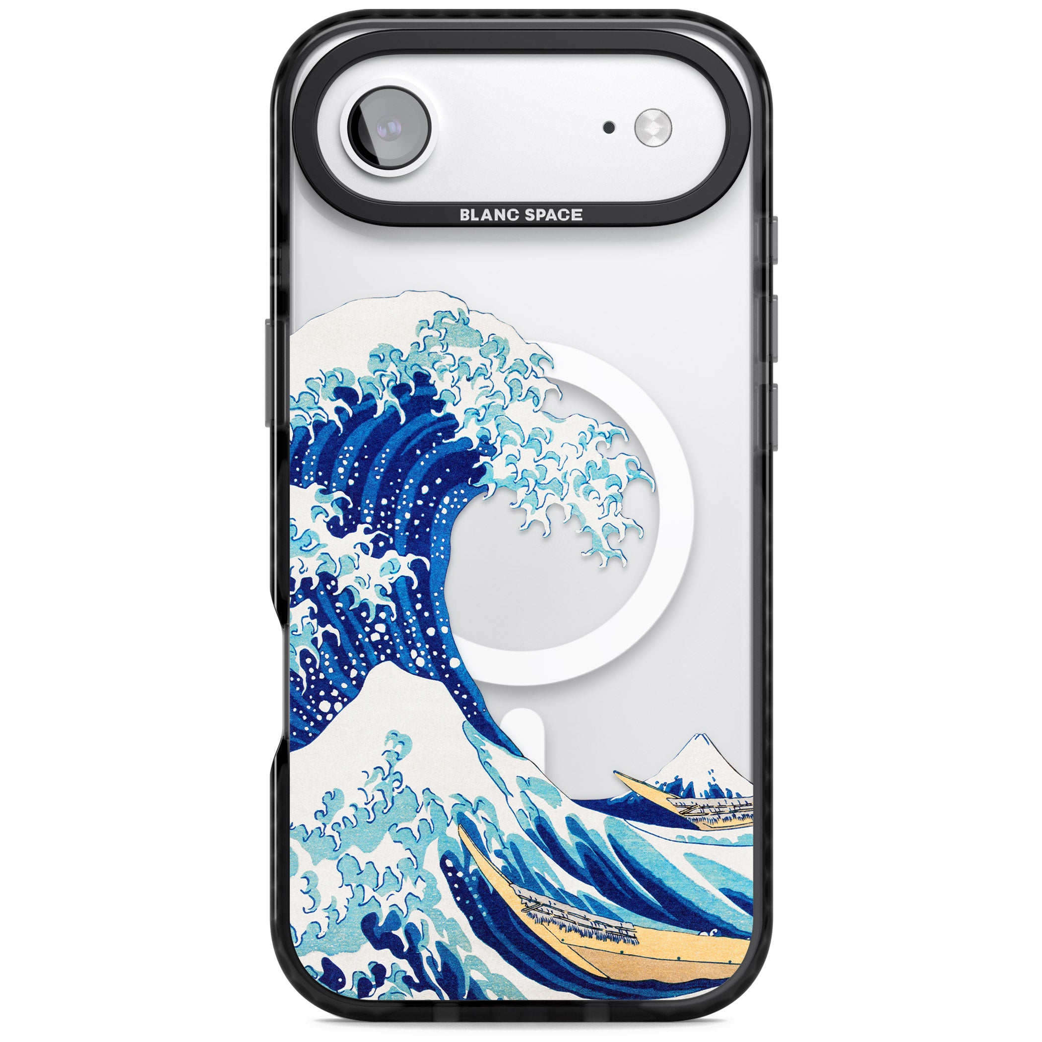 The Great Wave Of Kanagawa iPhone 17 Air Impact Pro Black Phone Case