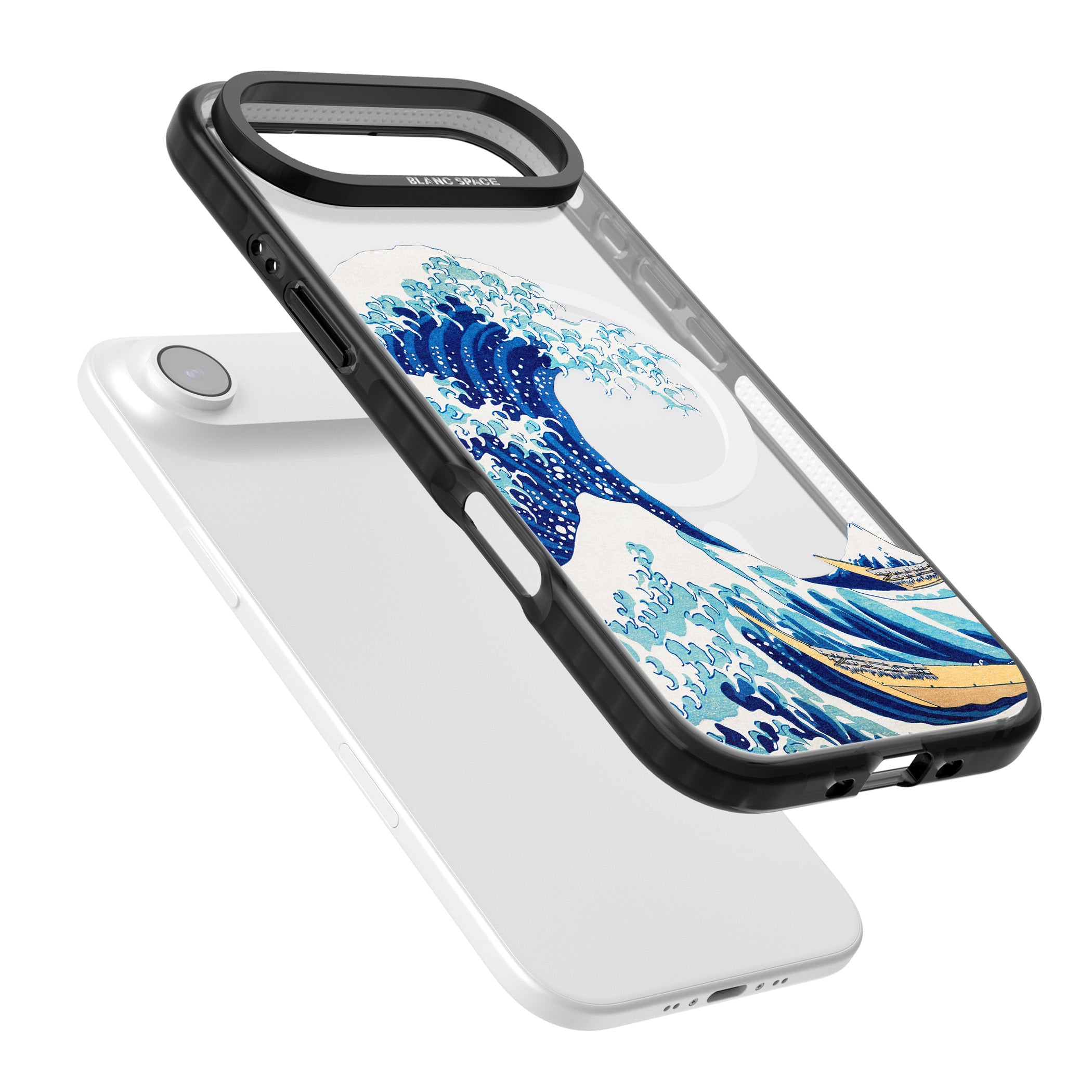 The Great Wave Of Kanagawa iPhone 17 Air Impact Pro Black Phone Case Colours