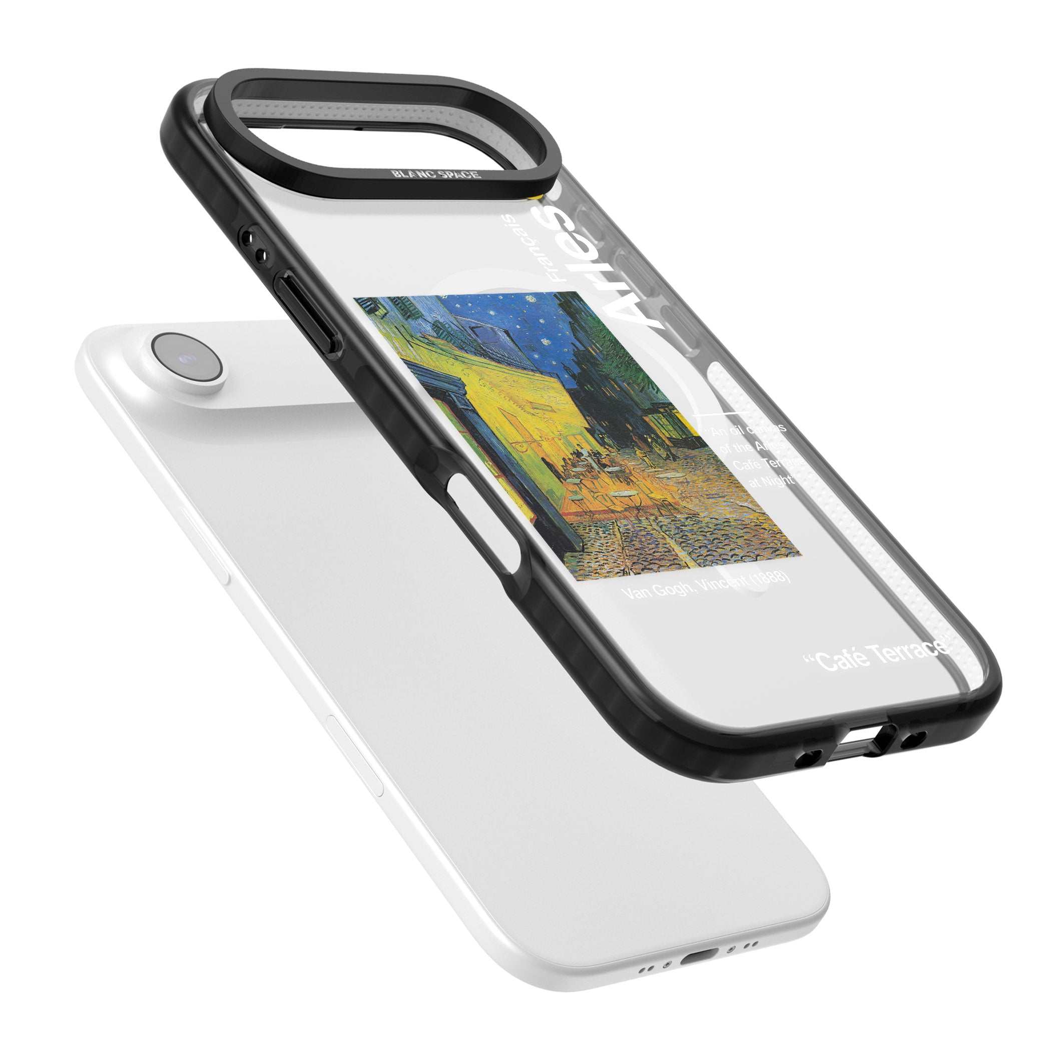 Cafe Terrace At Night iPhone 17 Air Impact Pro Black Phone Case Colours