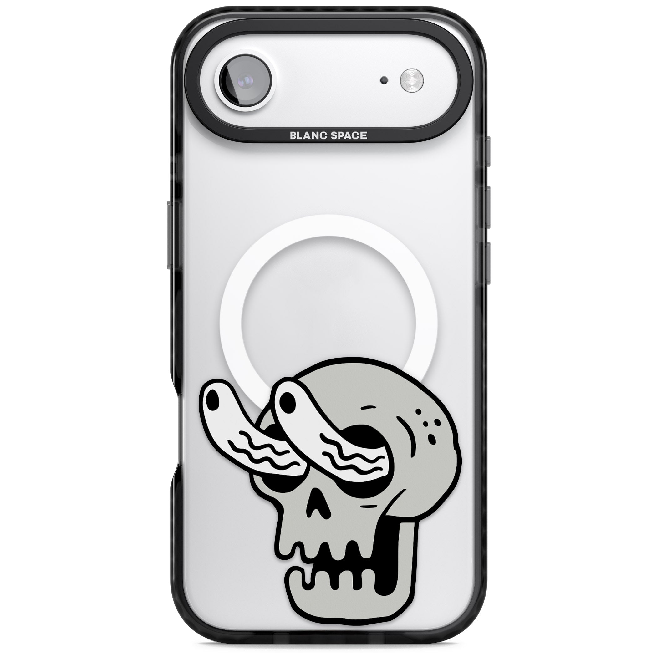 Skull Eyes iPhone 17 Air Impact Pro Black Phone Case