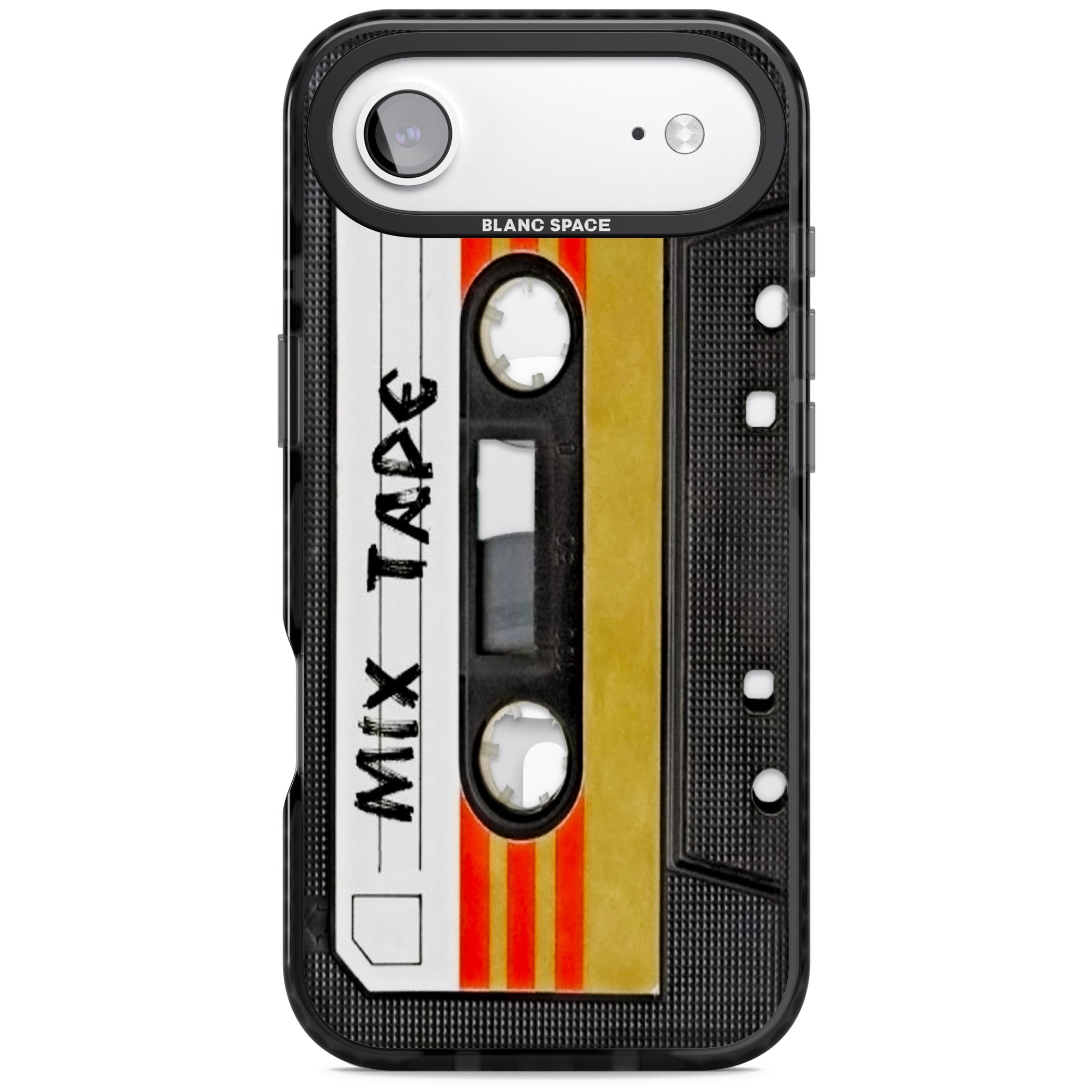 Retro Mix Tape iPhone 17 Air Impact Pro Black Phone Case