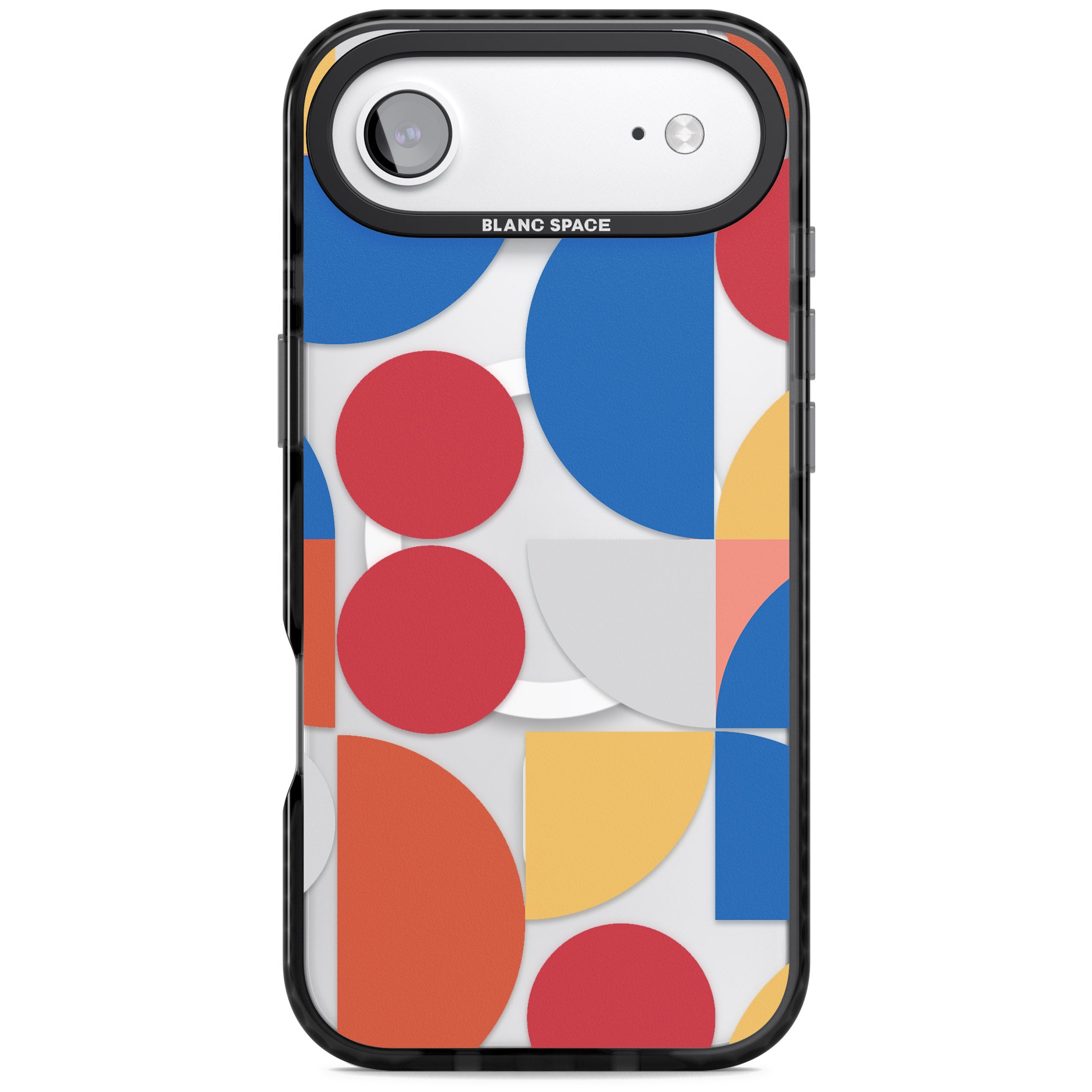 Abstract Colorful Geometric iPhone 17 Air Impact Pro Black Phone Case