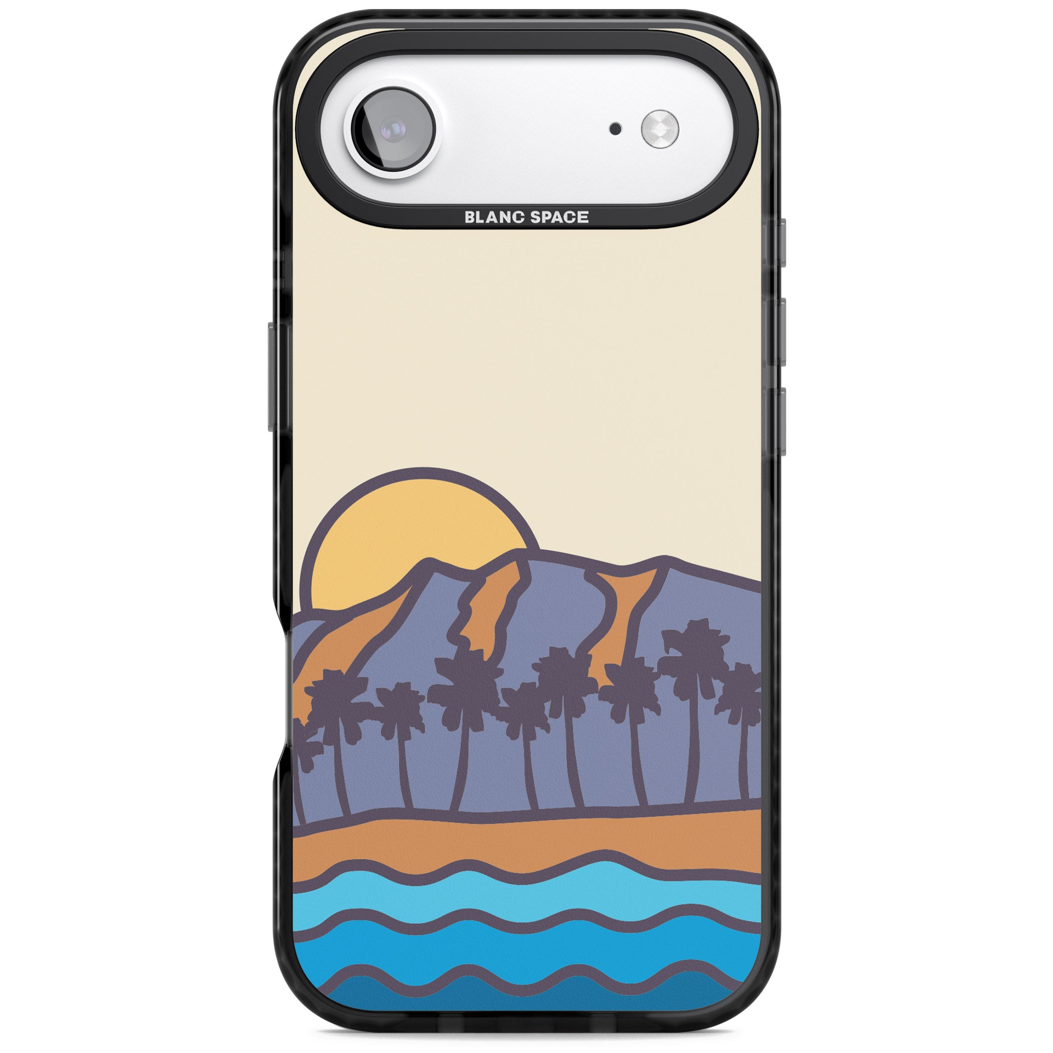 South Sunset iPhone 17 Air Impact Pro Black Phone Case
