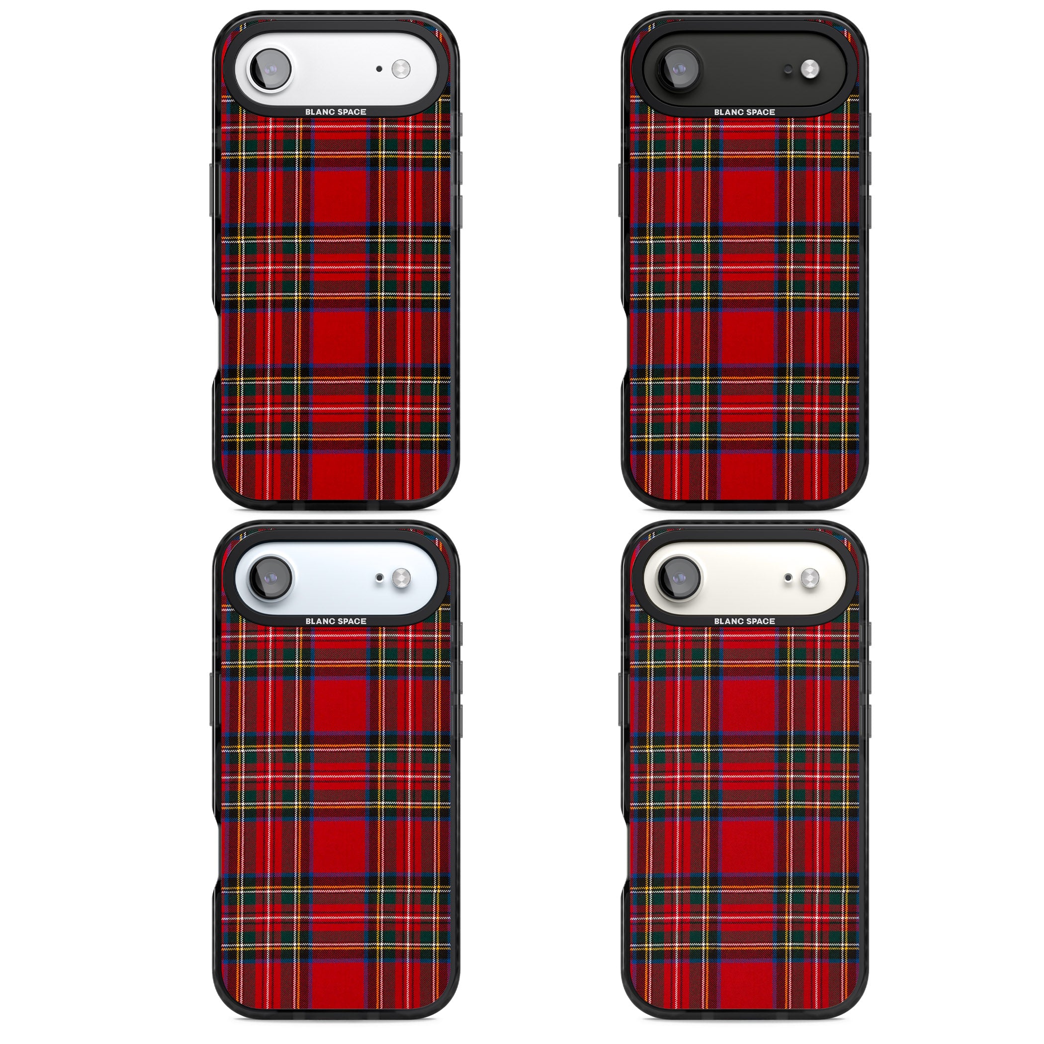 Royal Stewart Tartan iPhone 17 Air Impact Pro Black Phone Case APT Impact Protection