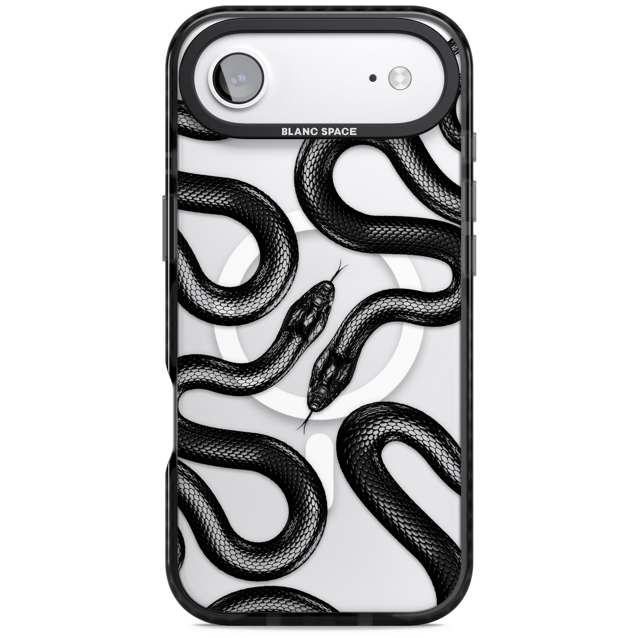 Black Kingsnake iPhone 17 Air Impact Pro Black Phone Case