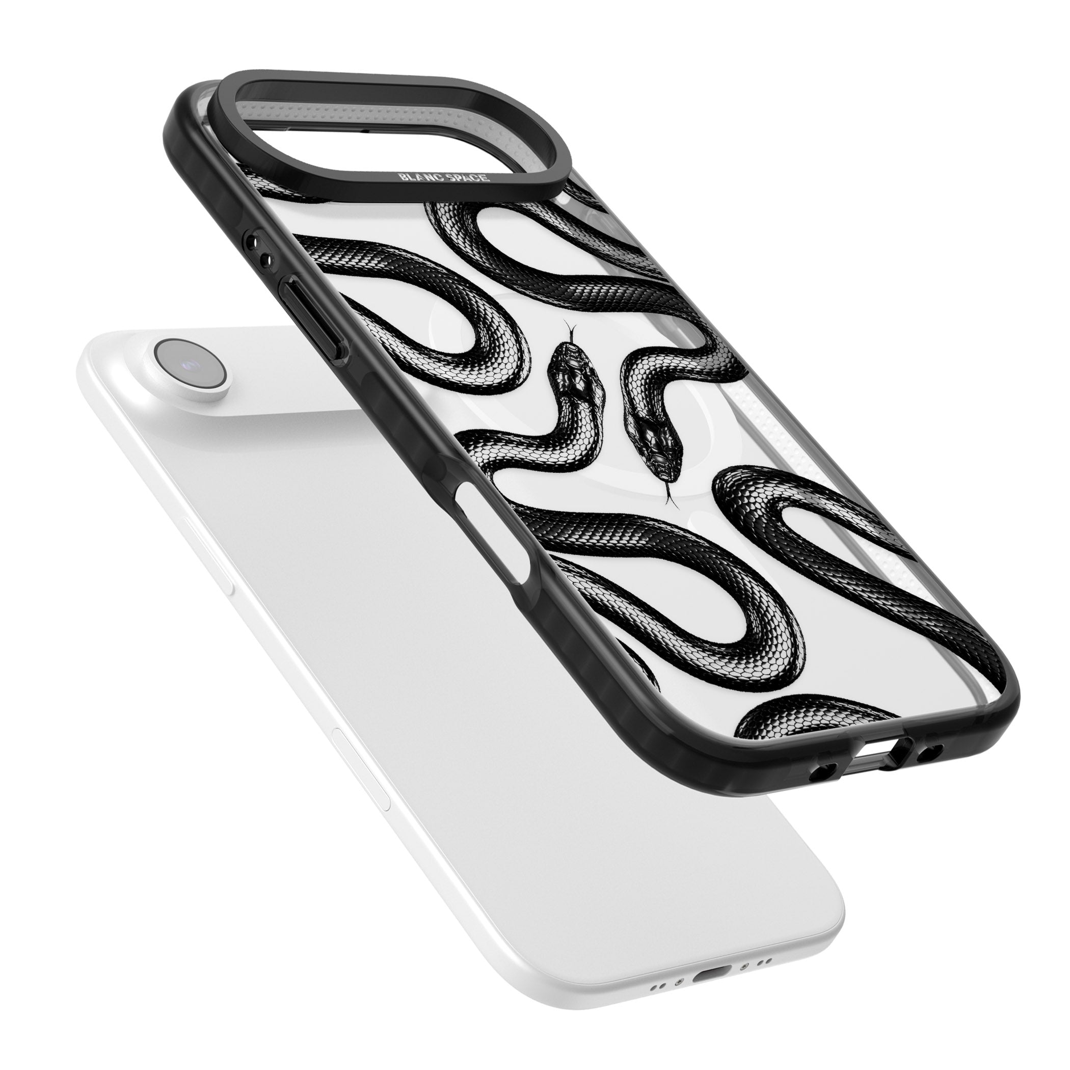 Black Kingsnake iPhone 17 Air Impact Pro Black Phone Case Colours