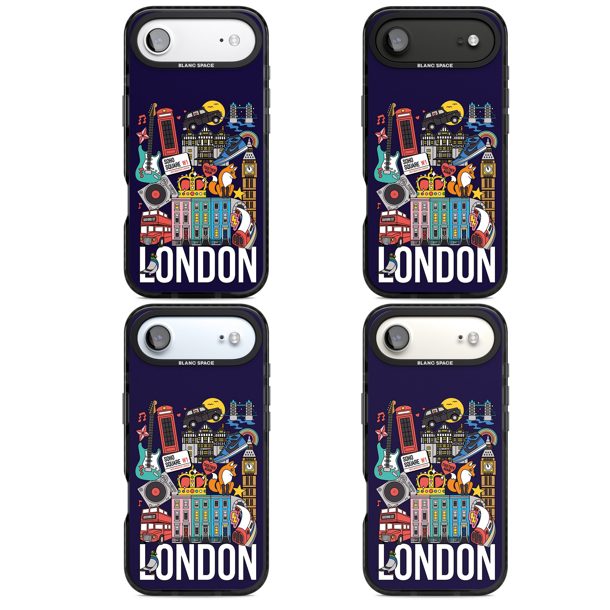 London Calling iPhone 17 Air Impact Pro Black Phone Case APT Impact Protection