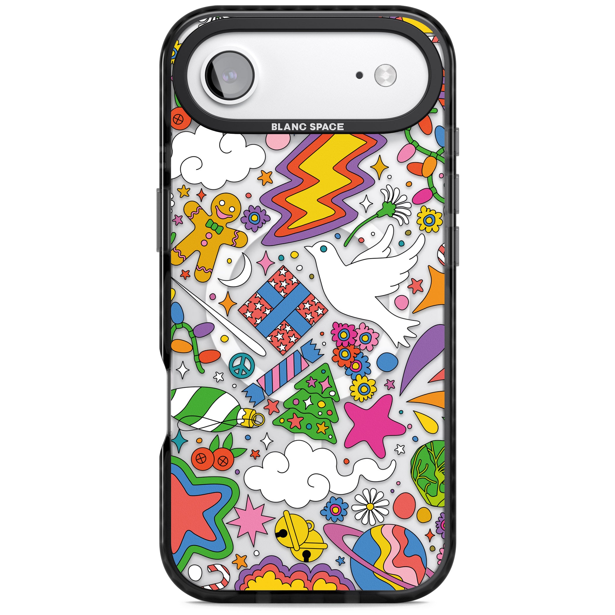 Whimsical Wonderland iPhone 17 Air Impact Pro Black Phone Case